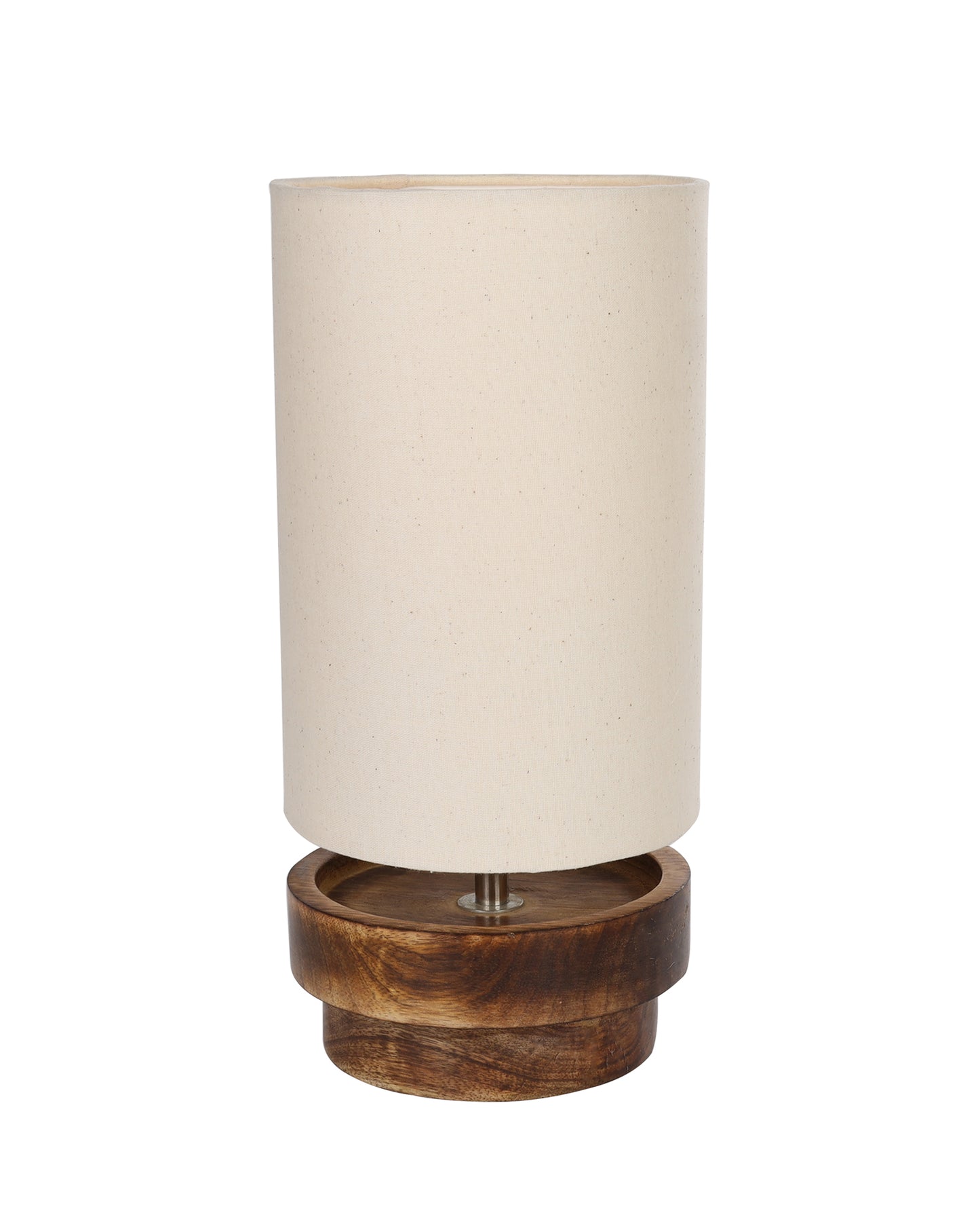Modern Zen Wooden Lampshade Nightstand Lamps, Antique Base E27 Creative Reading Bedside Lamps Ideal for Bedroom, Concentric