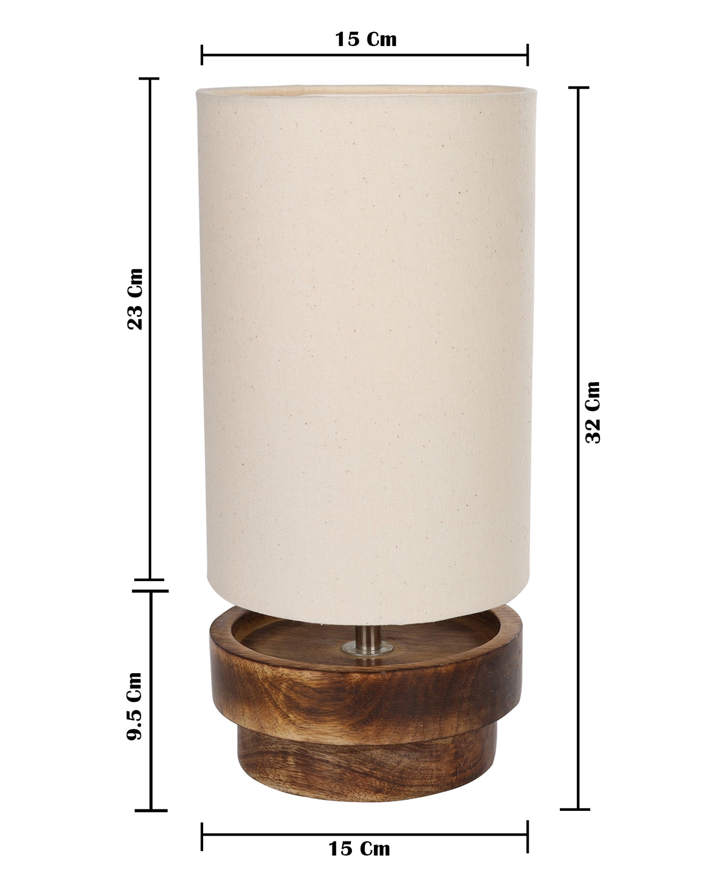 Modern Zen Wooden Lampshade Nightstand Lamps, Antique Base E27 Creative Reading Bedside Lamps Ideal for Bedroom, Concentric