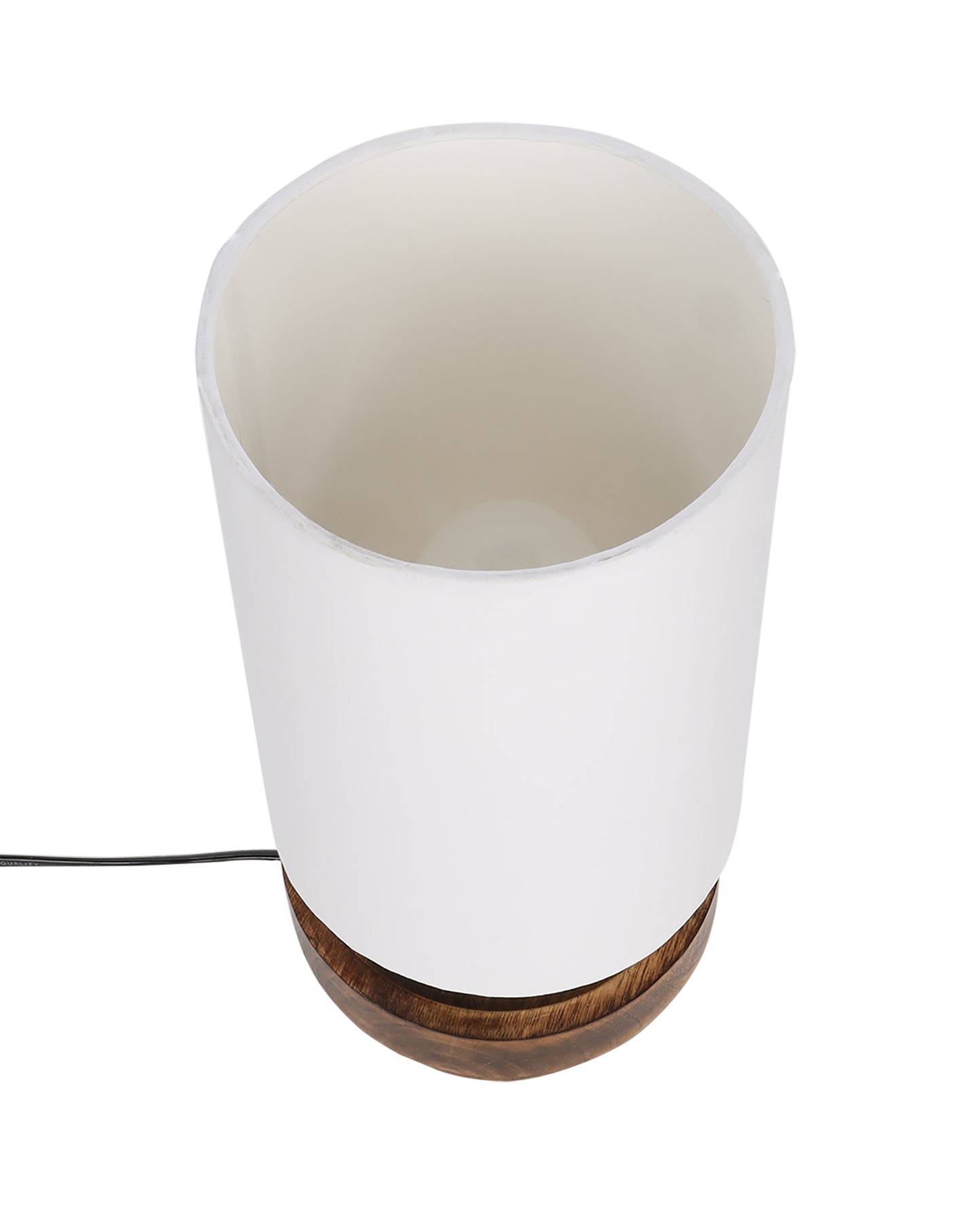 Modern Zen Wooden Lampshade Nightstand Lamps, Antique Base E27 Creative Reading Bedside Lamps Ideal for Bedroom, Concentric
