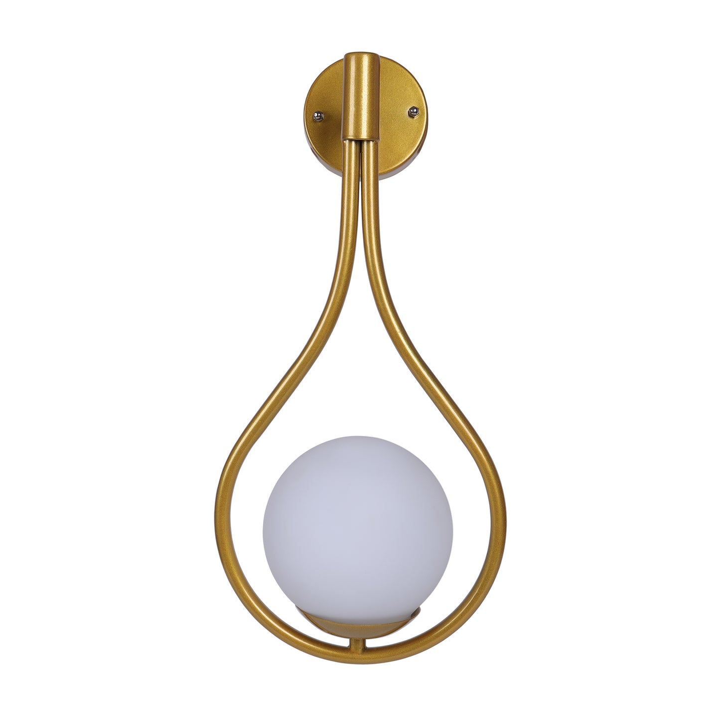 Modern Glass Wall Lamp, Wall Mounted Sconces,Mid-Century Bedroom Bedside Movement Light Gold, Water Drop