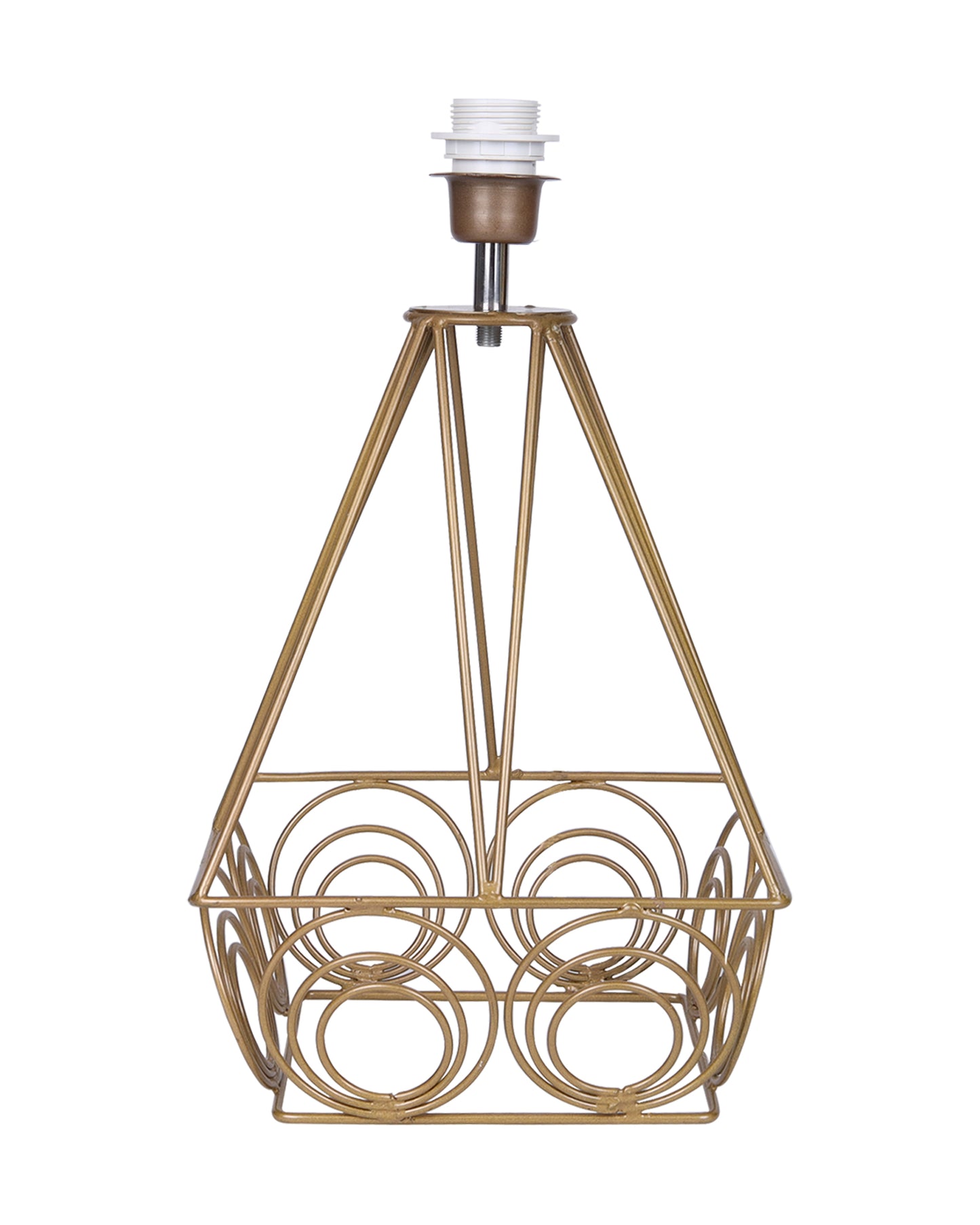 Modern Farmhouse Metal Golden Desk Table Lamp, Bedside Living Room