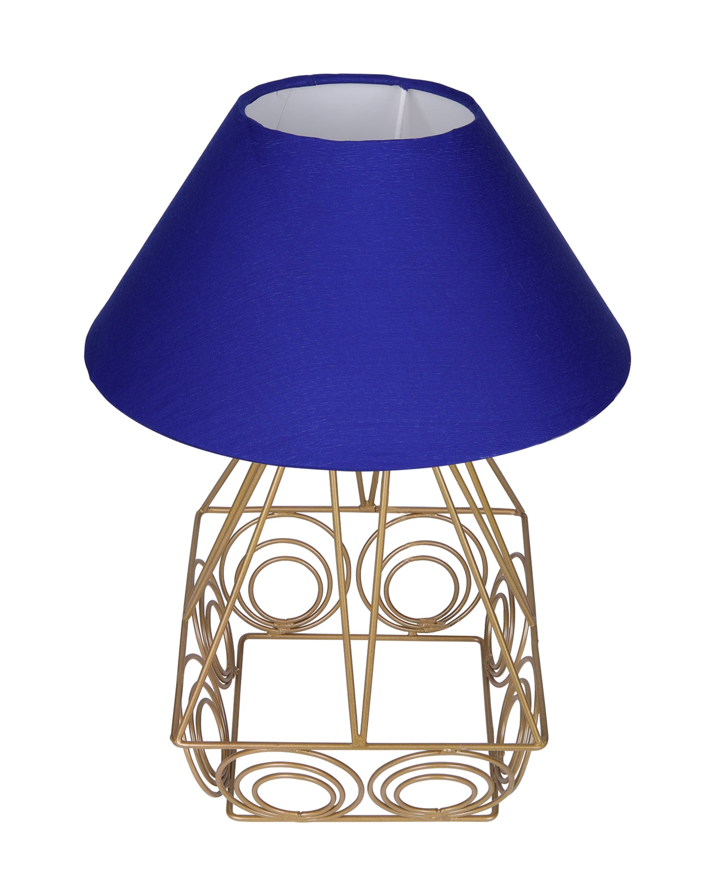 Modern Farmhouse Metal Golden Desk Table Lamp, Bedside Living Room
