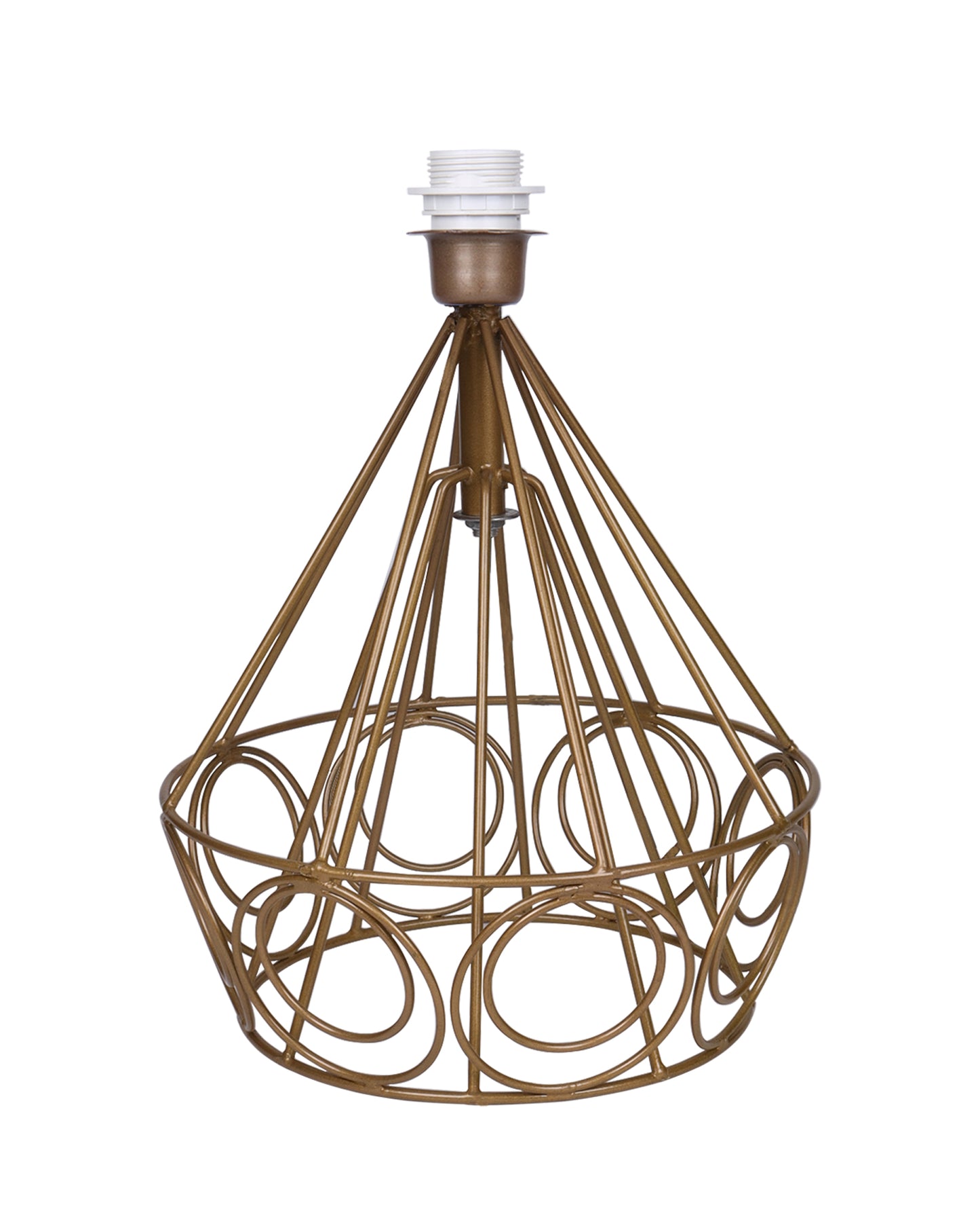 Modern Farmhouse Metal Golden Desk Table Lamp, Bedside Living Room
