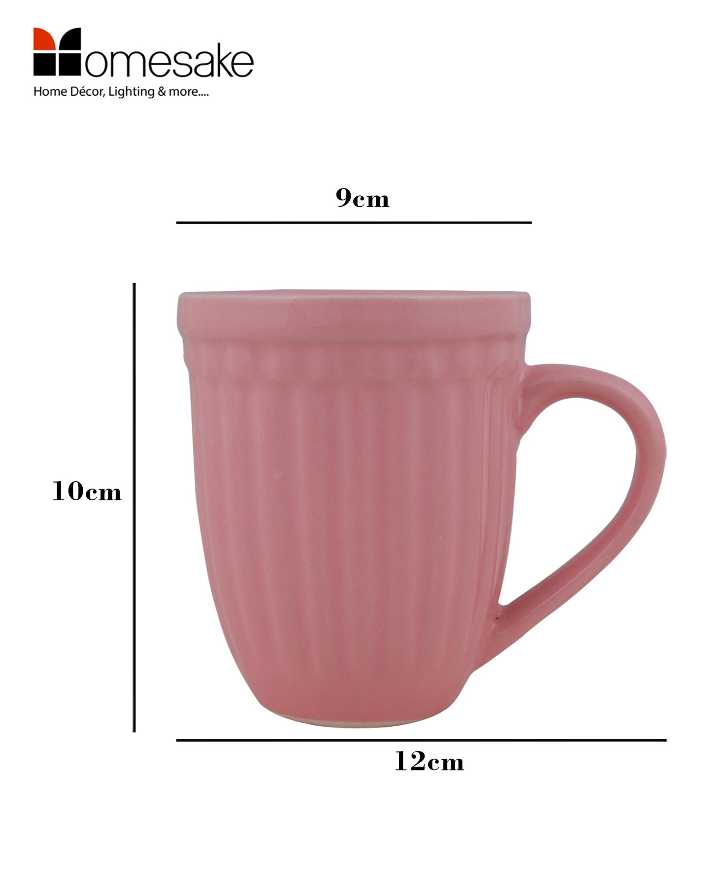 Handmade Irish Coffee Tea & Beer Mugs, Set of Two Altered Glaze latte Cups, Strips