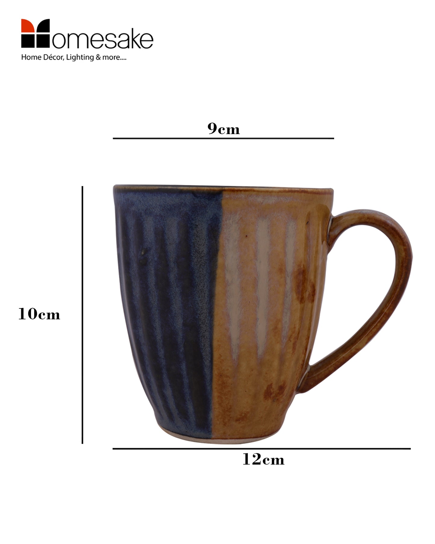 Handmade Irish Coffee Tea & Beer Mugs, Altered Glaze latte Cups, Melon