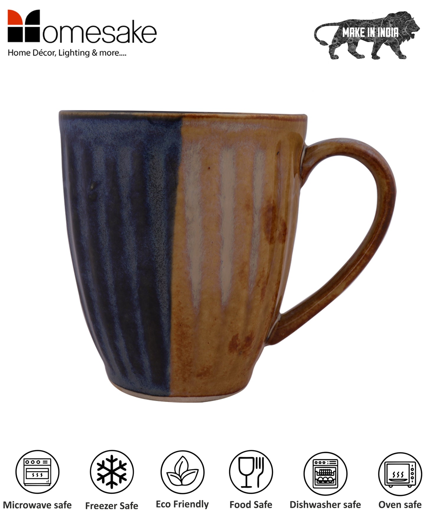 Handmade Irish Coffee Tea & Beer Mugs, Altered Glaze latte Cups, Melon