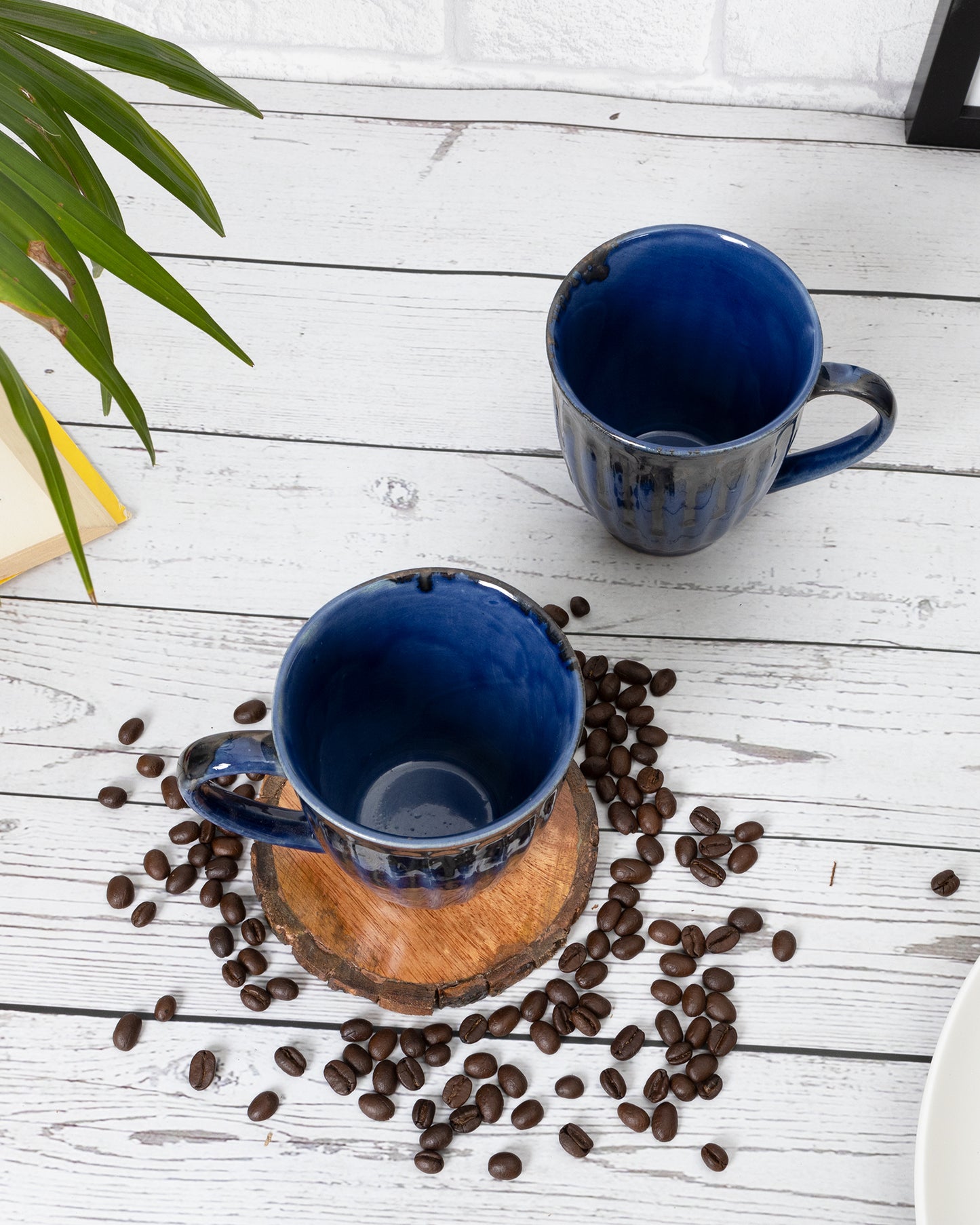 Handmade Irish Coffee Tea & Beer Mugs, Altered Glaze latte Cups, Melon