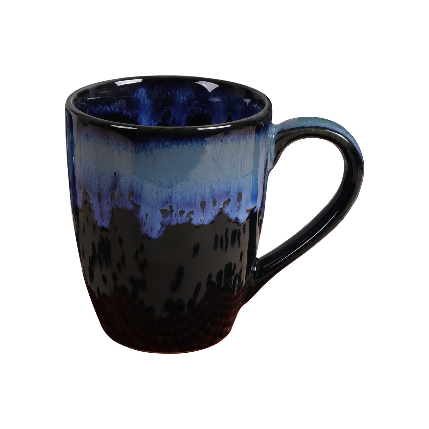 Handmade Irish Coffee Tea & Beer Mugs, Set of Two Altered Glaze latte Cups, tall