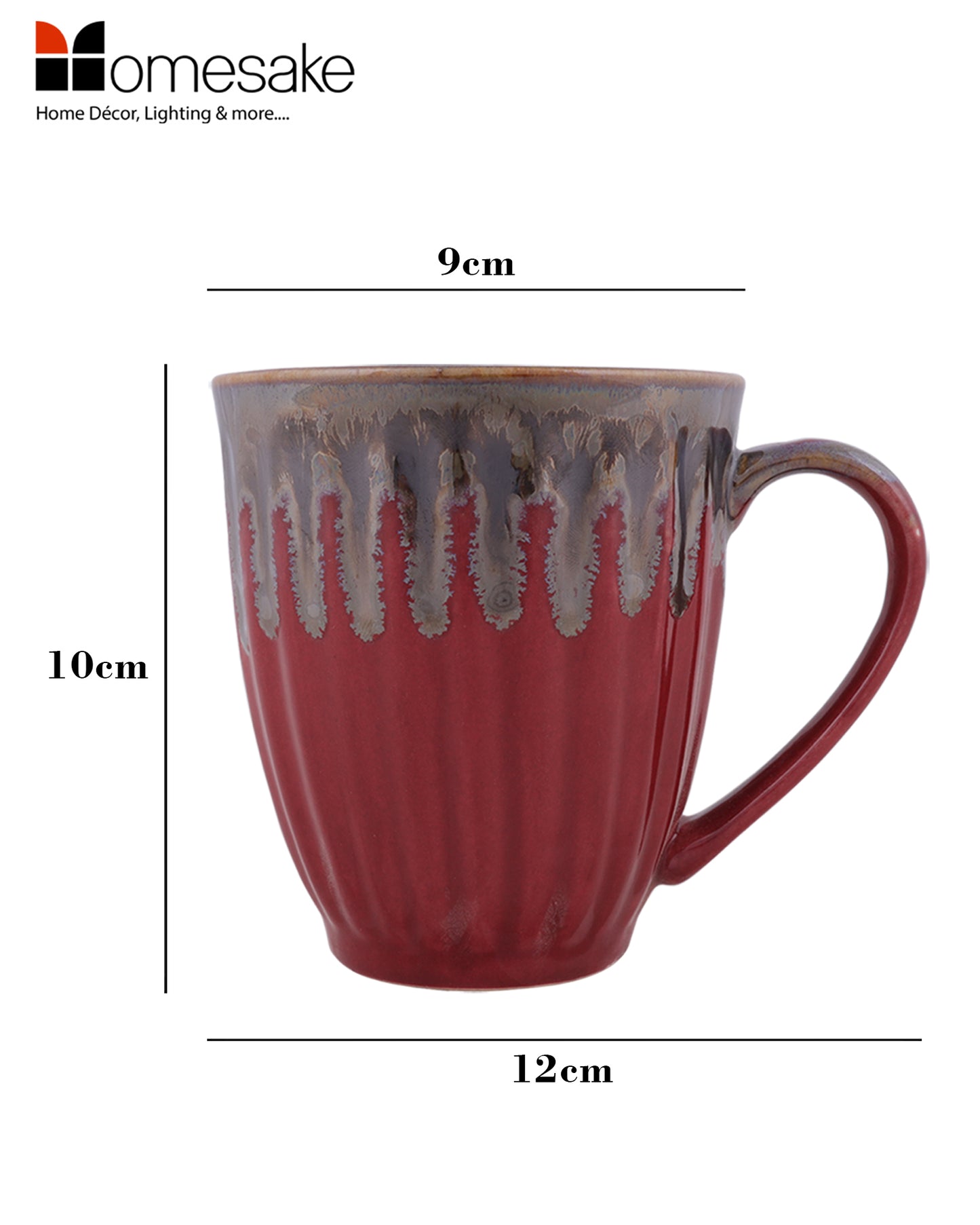 Handmade Irish Coffee Tea & Beer Mugs, Altered Glaze latte Cups, Melon