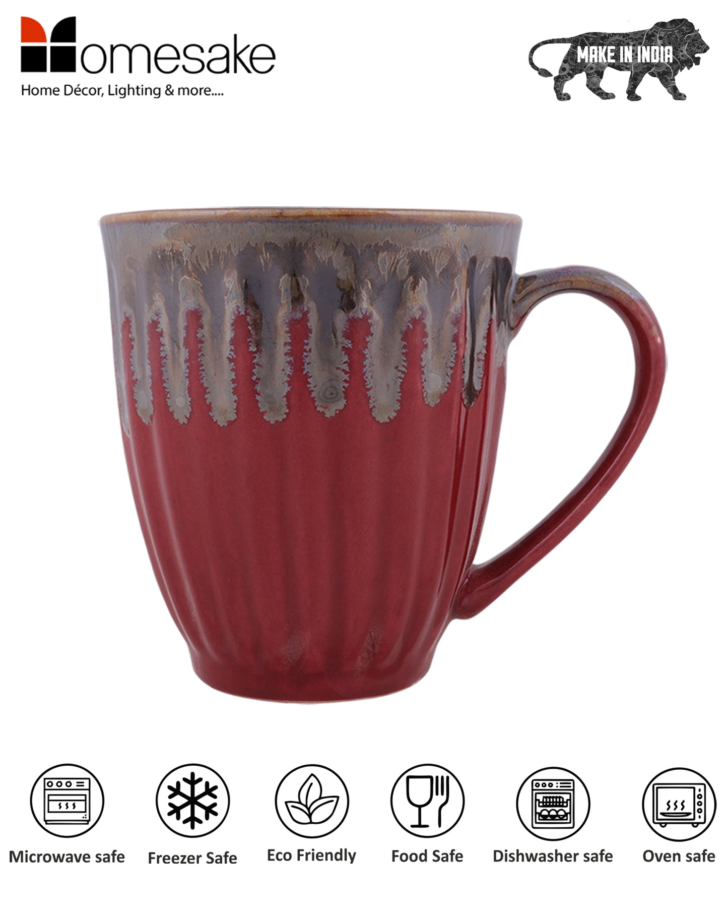 Handmade Irish Coffee Tea & Beer Mugs, Altered Glaze latte Cups, Melon