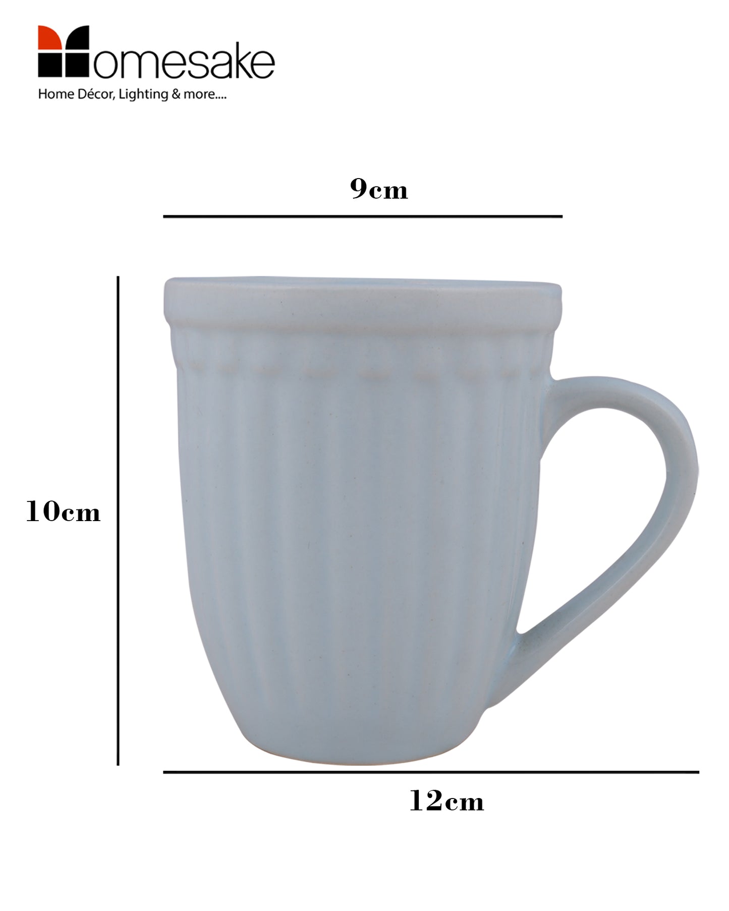 Handmade Irish Coffee Tea & Beer Mugs, Set of four Altered Glaze latte Cups, Strips