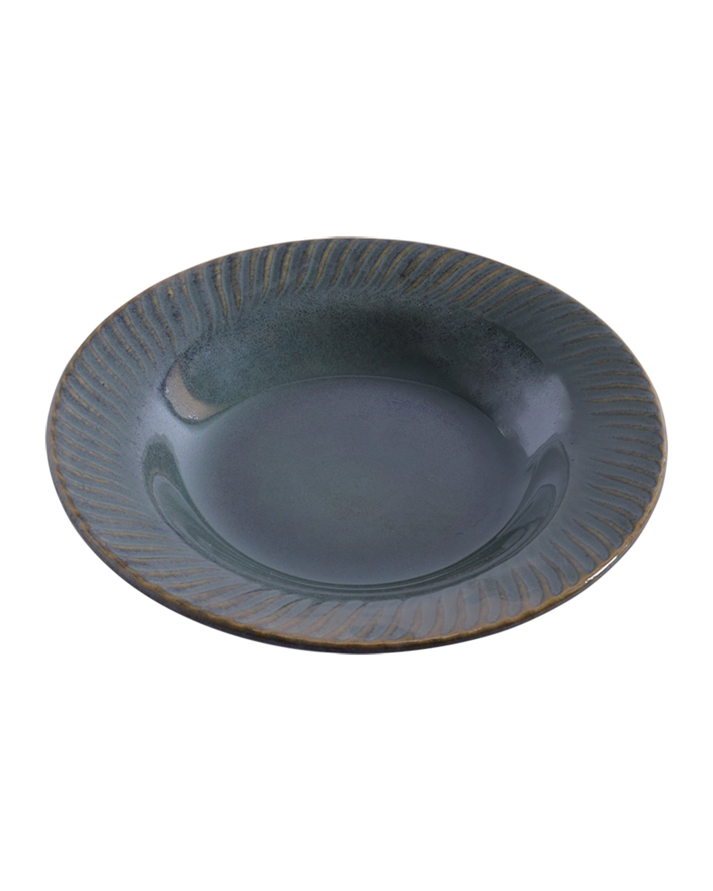 Kitchen Soup Pasta Plate, High Quality Stoneware Serving Platter | Dishwasher & Microwave Safe, set of 2, Small Mustard Yellow