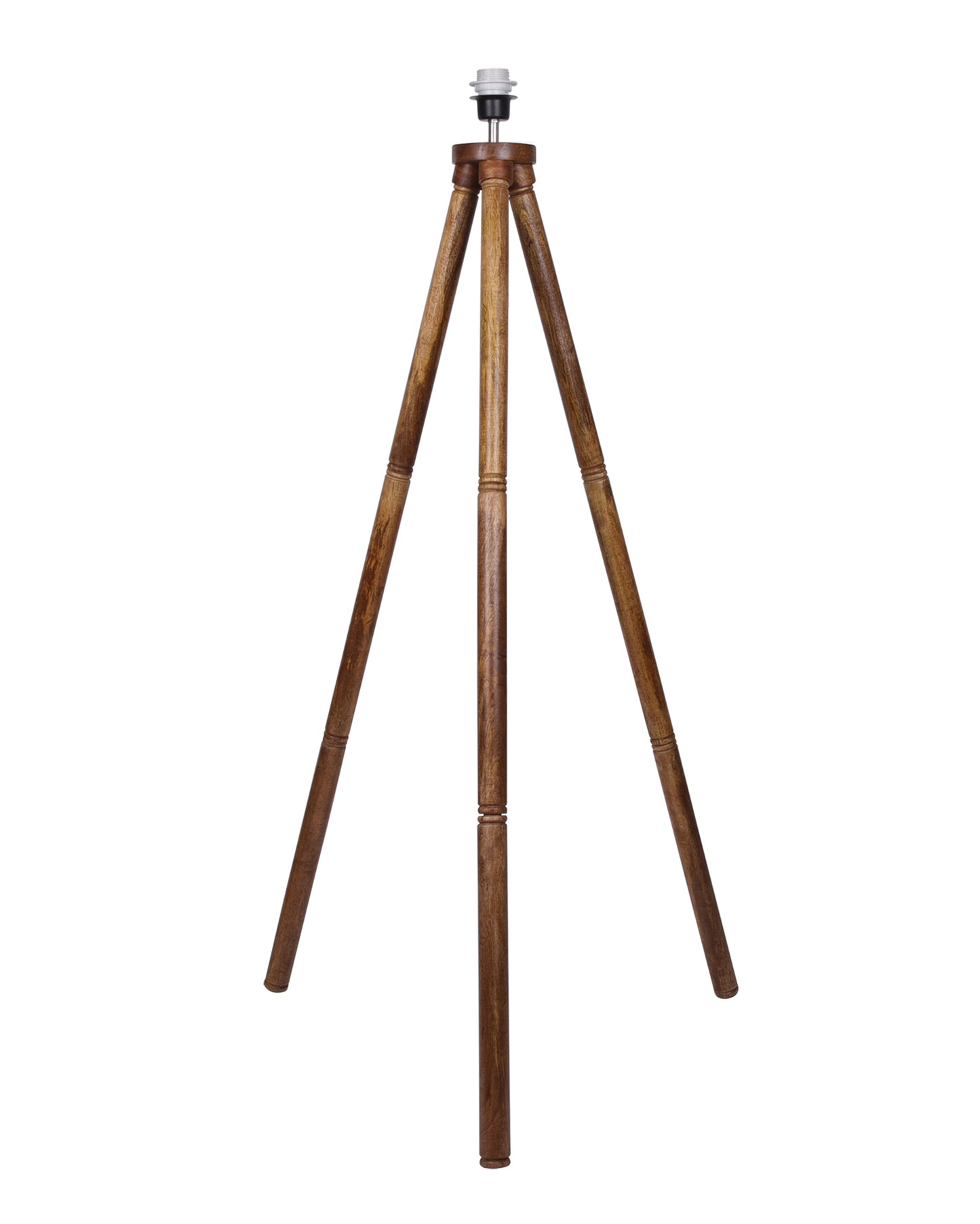 Wood Tripod Floor Lamp, Mid Century Standing Lamp, E27 Lamp Base, With shade Modern Design Floor Reading Lamp for Living Room Bedroom, Study Room and Office