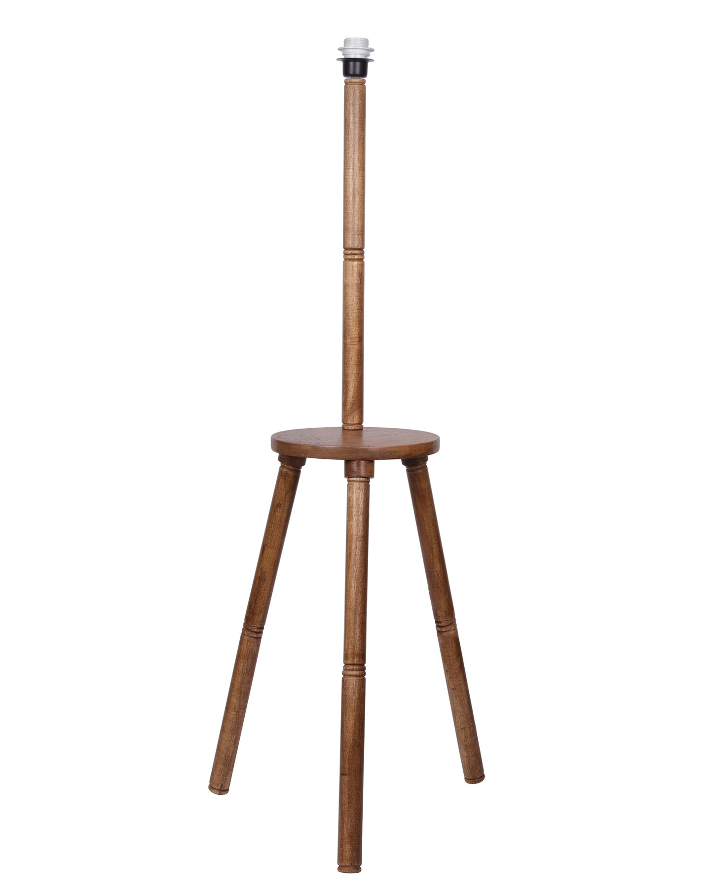 Table,Tripod Wooden Floor Lamp, Mid Century Standing Lamp, E27 Lamp Base, With Shade Modern Design Floor Reading Lamp for Living Room Bedroom, Study Room and Office