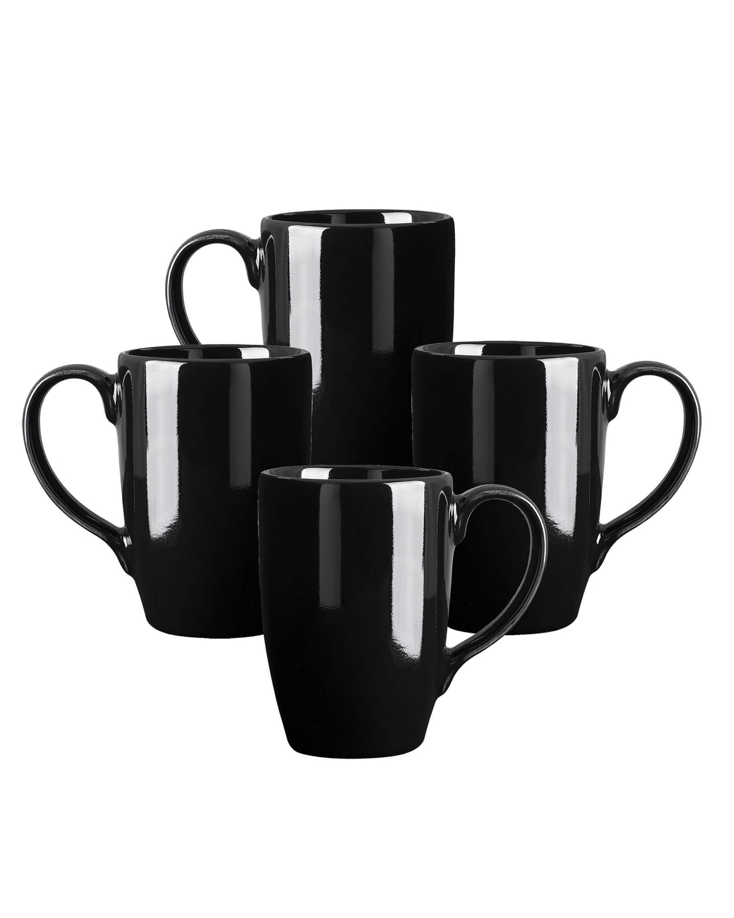 Prime Morning Tea Coffee Milk Mug, 300 ml, Porcelain, Set of 4