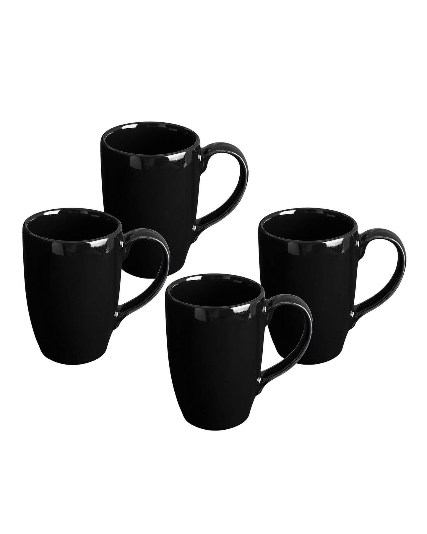 Prime Morning Tea Coffee Milk Mug, 300 ml, Porcelain, Set of 4