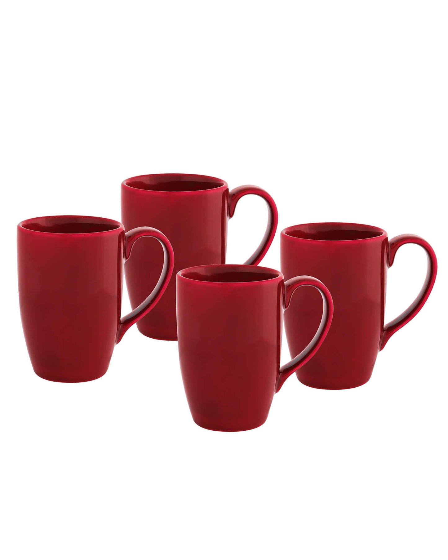 Prime Morning Tea Coffee Milk Mug, 300 ml, Porcelain, Set of 4