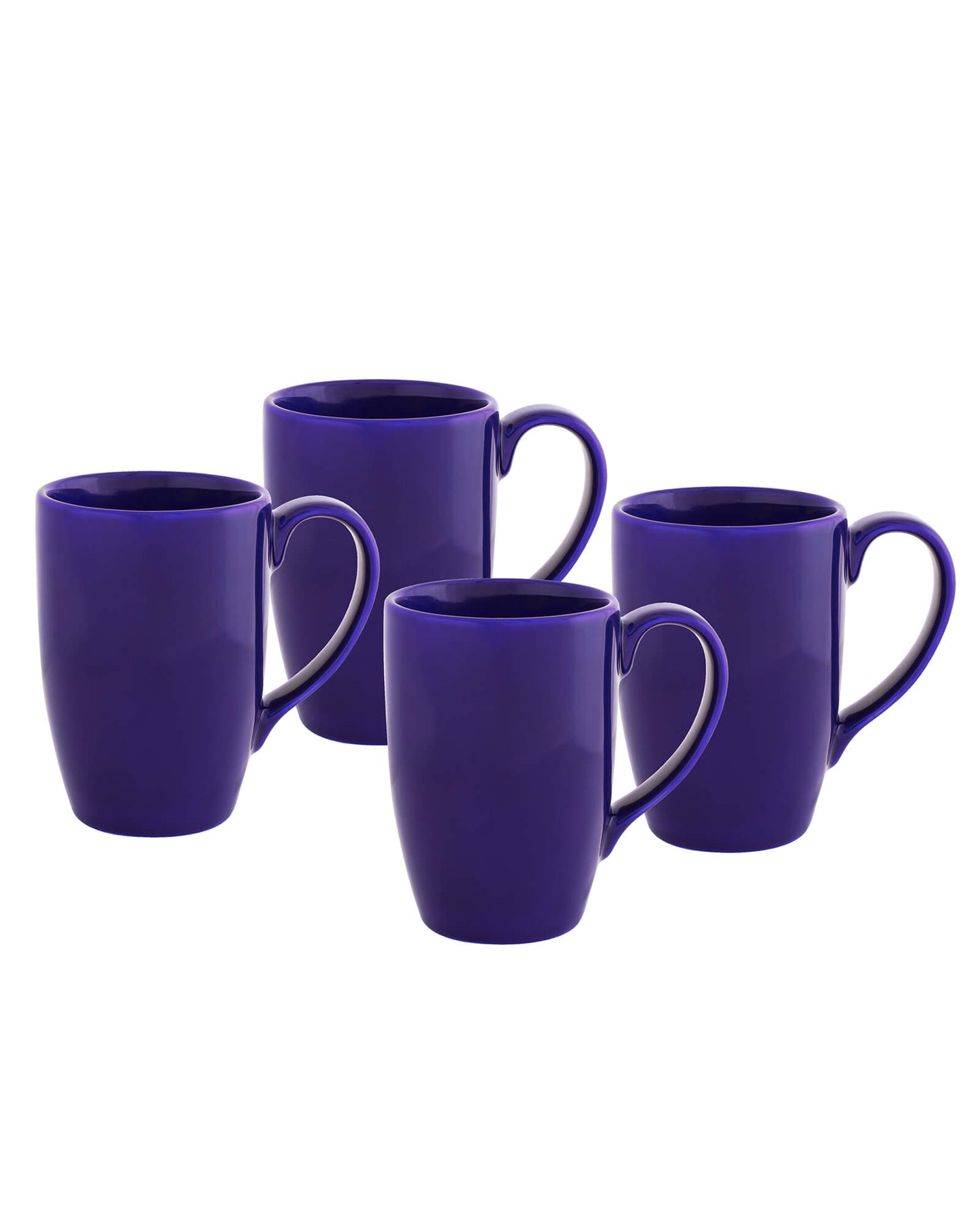Prime Morning Tea Coffee Milk Mug, 300 ml, Porcelain, Set of 4