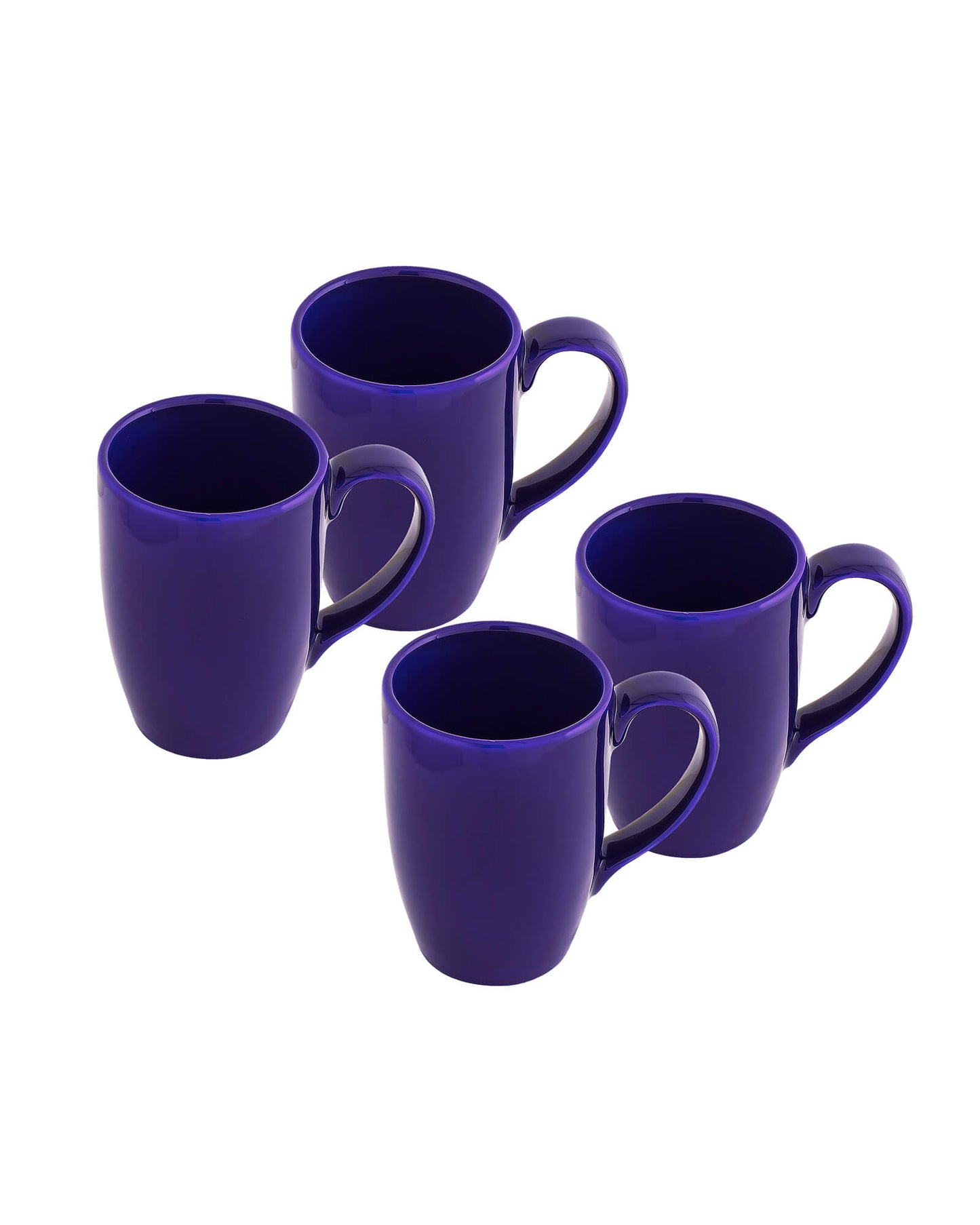 Prime Morning Tea Coffee Milk Mug, 300 ml, Porcelain, Set of 4