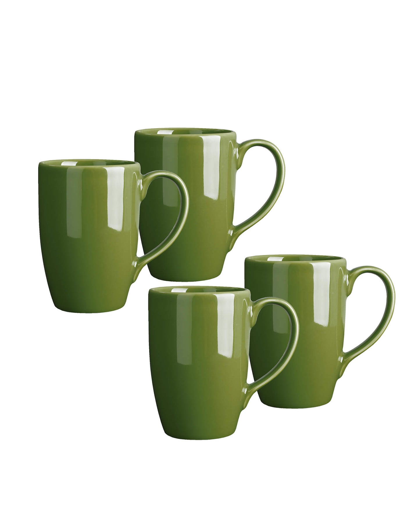Prime Morning Tea Coffee Milk Mug, 300 ml, Porcelain, Set of 4