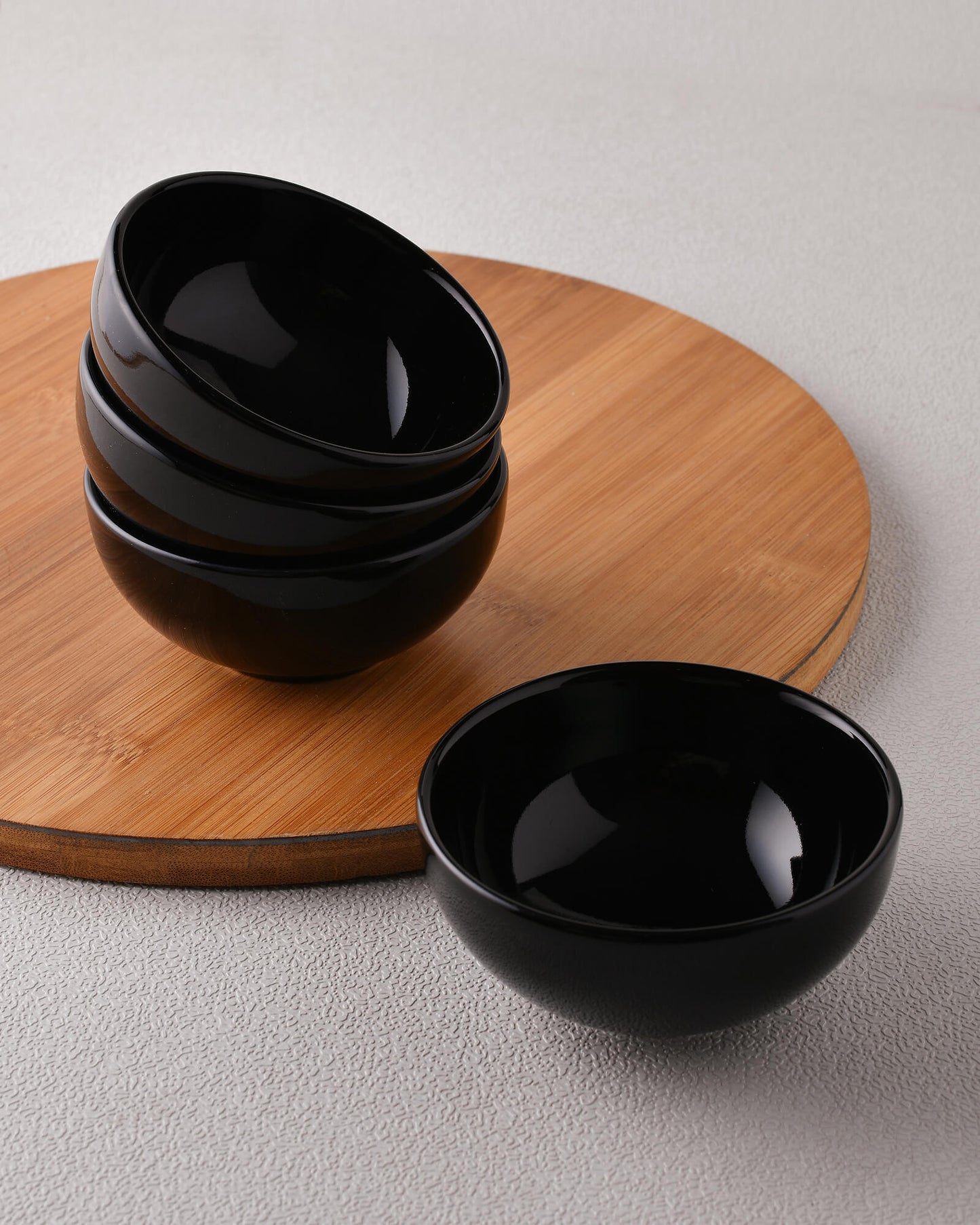 Fine Porcelain Classic Prime Bowl, Dessert Cereal, Soup, Salad, Pasta Bowl, Black