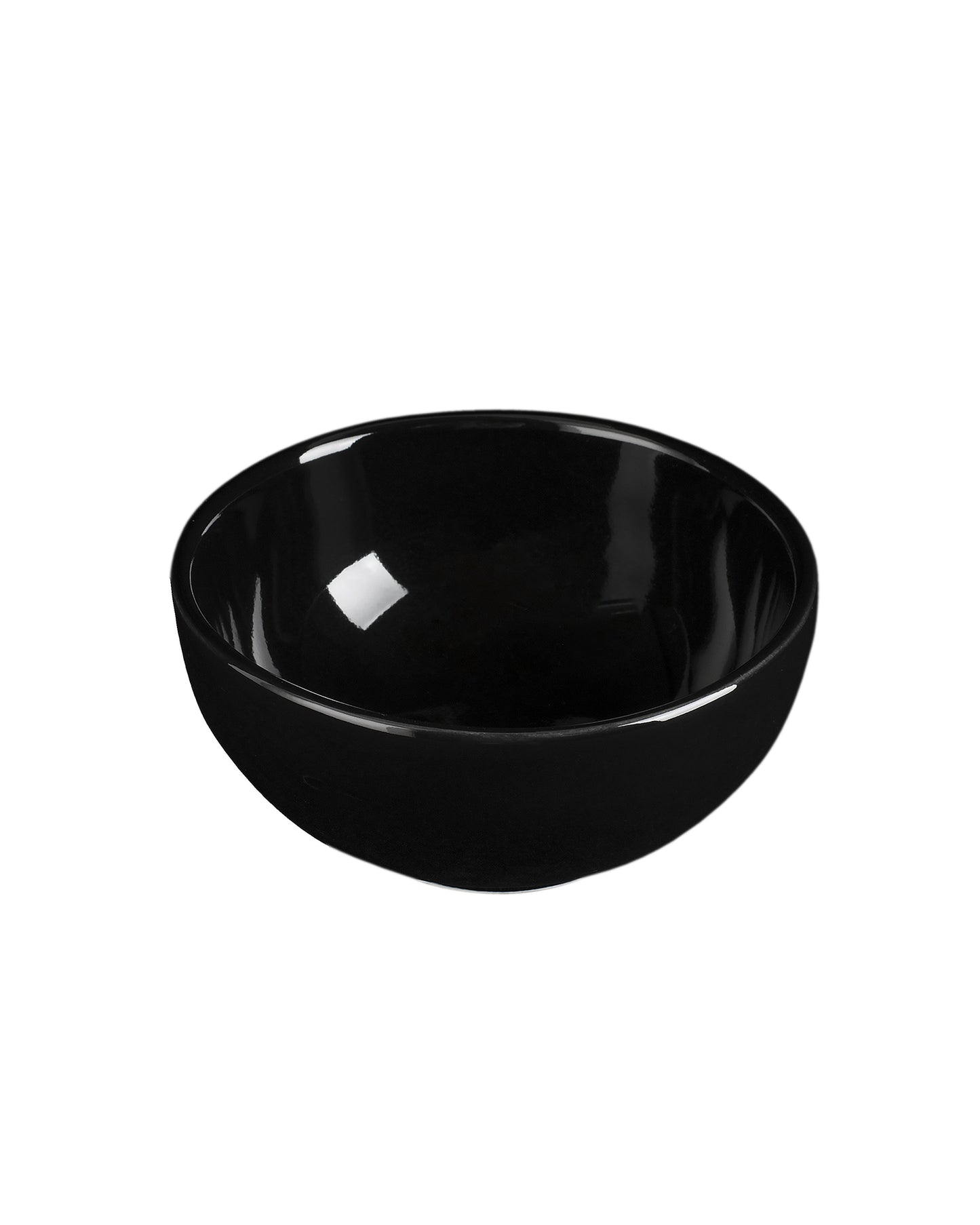 Fine Porcelain Glossy Black Prime Dinner Set