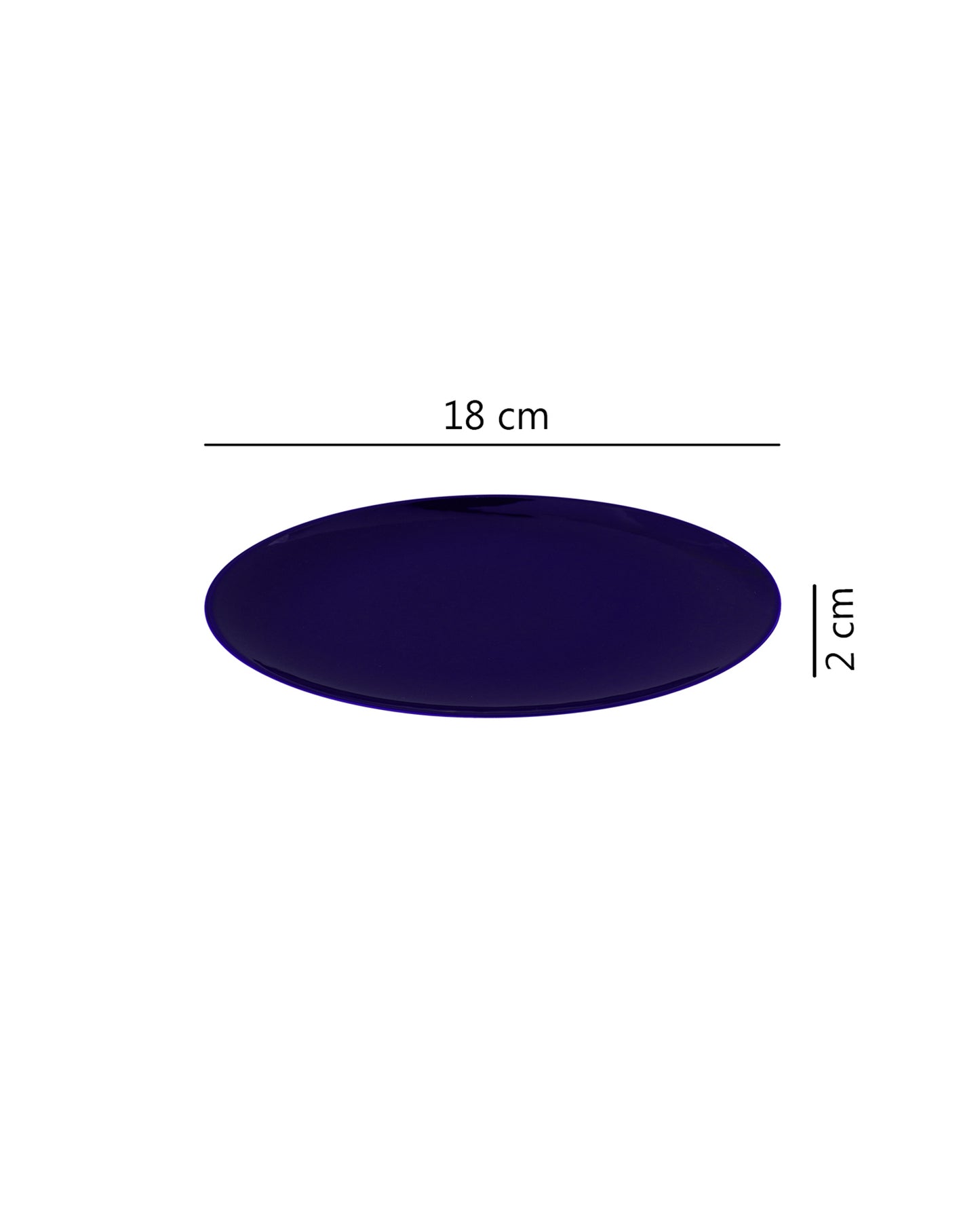 Fine Porcelain Royal Blue Urmi Full Plate