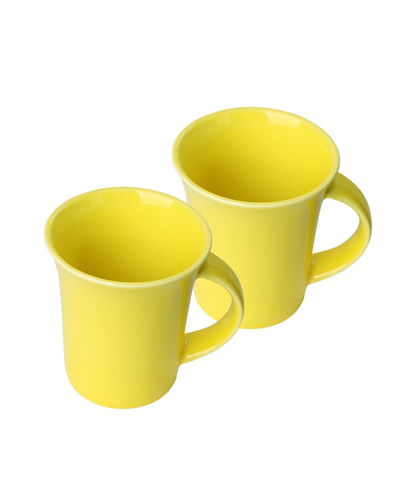 Classic Morning Tea, Coffee, Milk Mug, 280 ml, Porcelain, Set of 2,