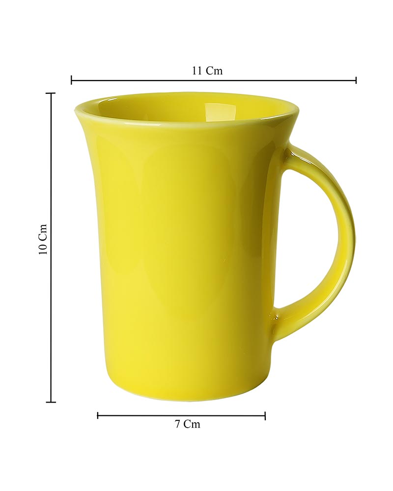 Classic Morning Tea, Coffee, Milk Mug, 280 ml, Porcelain, Set of 2,