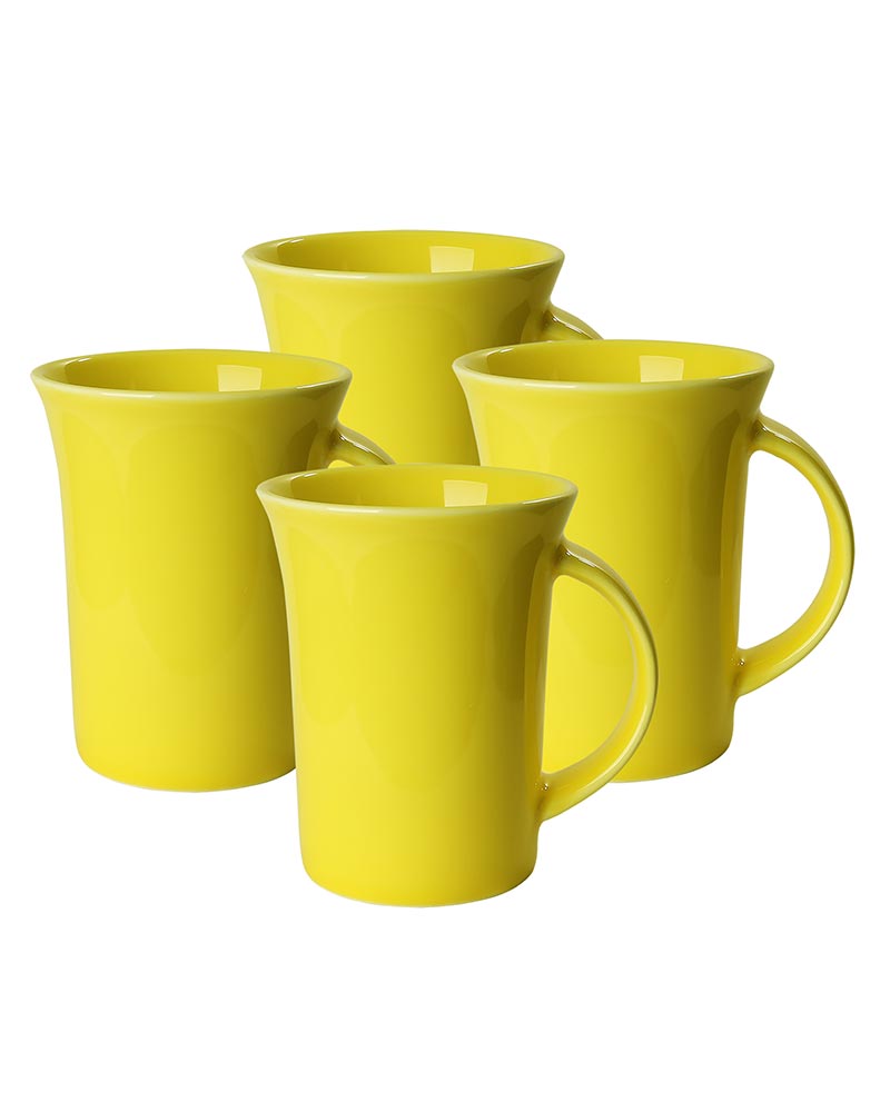 Classic Morning Tea, Coffee, Milk Mug, 280 ml, Porcelain, Set of 2,