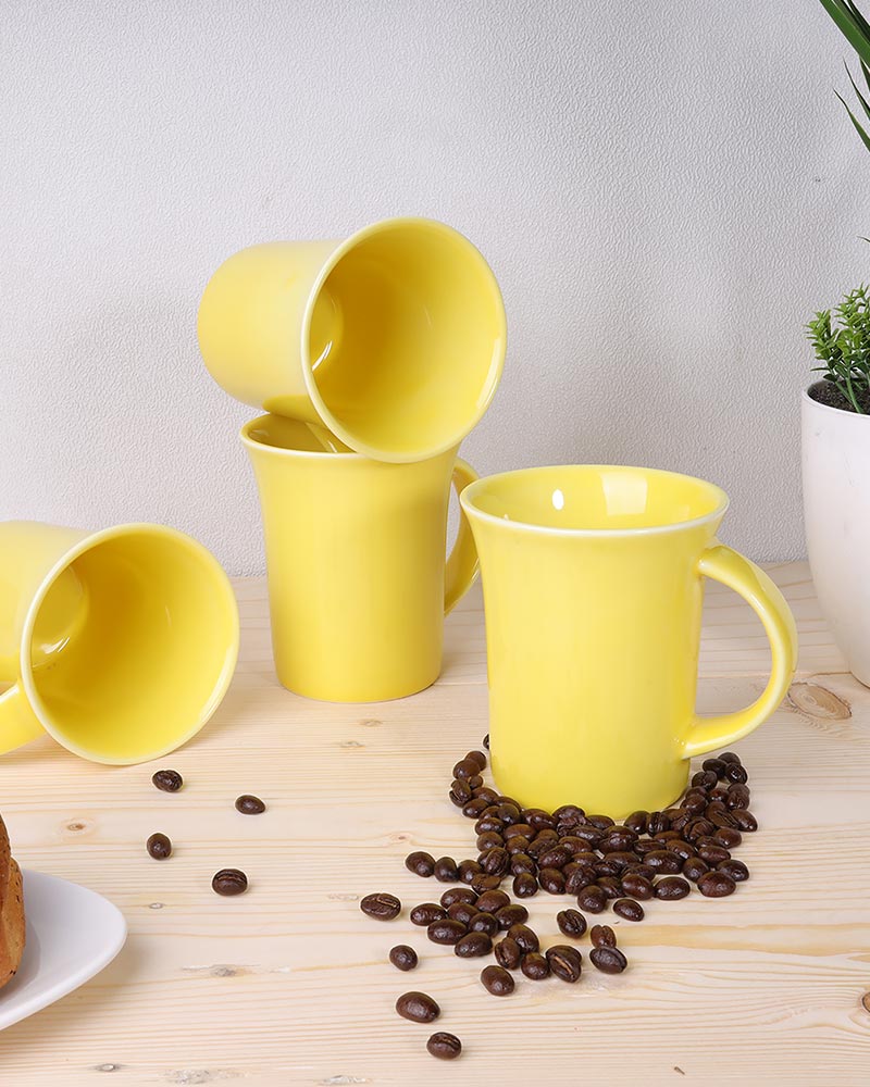 Classic Morning Tea, Coffee, Milk Mug, 280 ml, Porcelain, Set of 2,