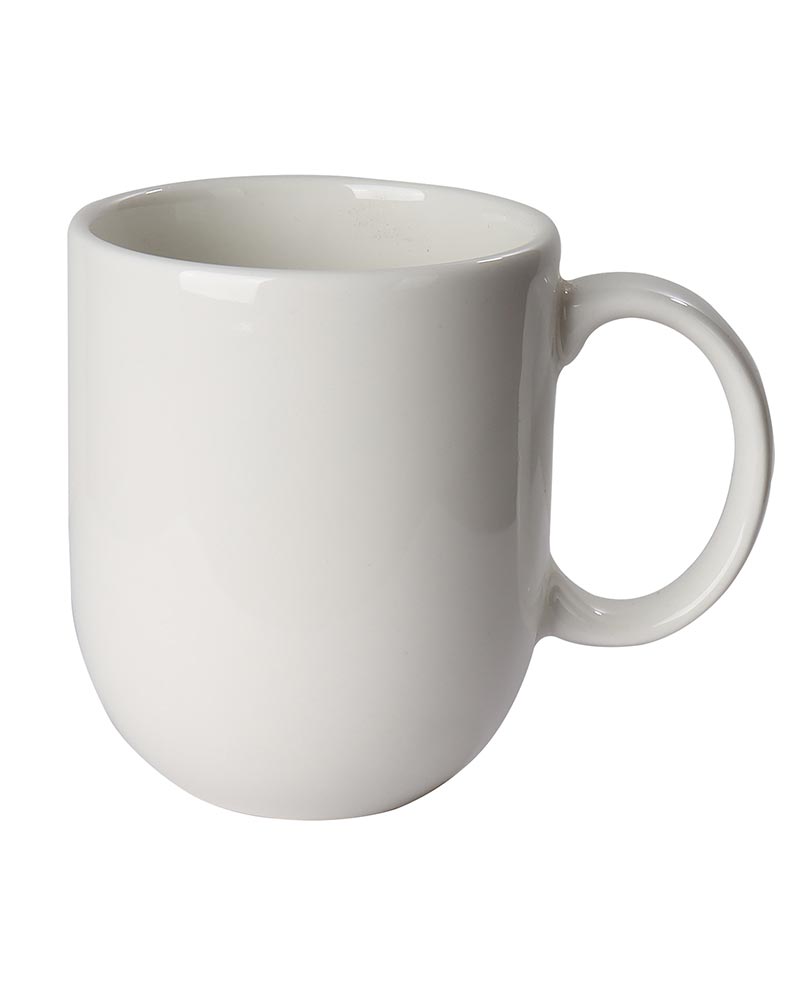 Coffee Mugs 20cl Coffee Mug ,Gift for Women Men Mom Dad,Mugs with Large Handle for Coffee Tea Cocoa Soup,Ceramic, Dishwasher & Microwave Safe, Coupe White