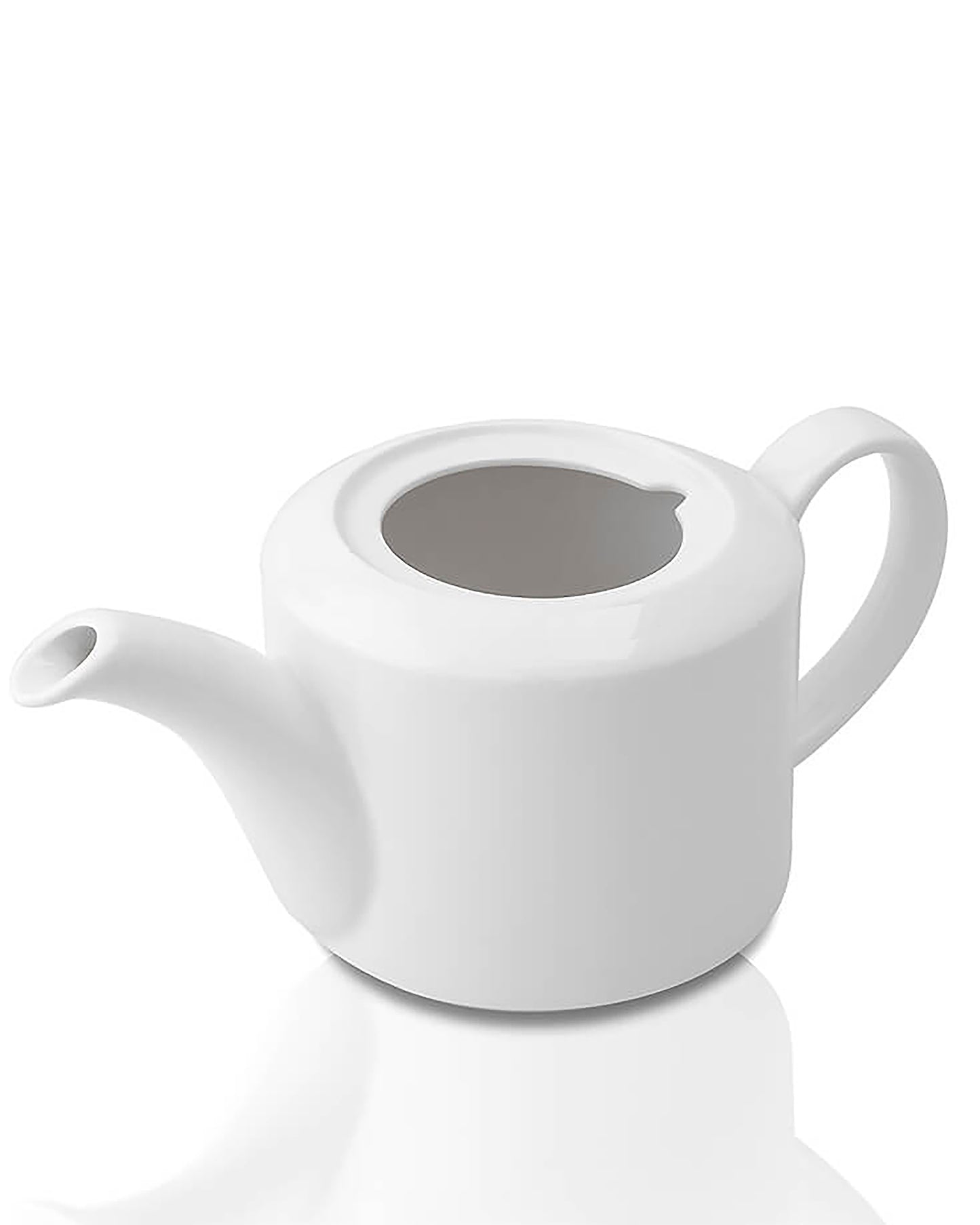White Fine Porcelain Ancient Spring Tea kettle with steel lid, Bone china pot for morning tea, coffee, drink