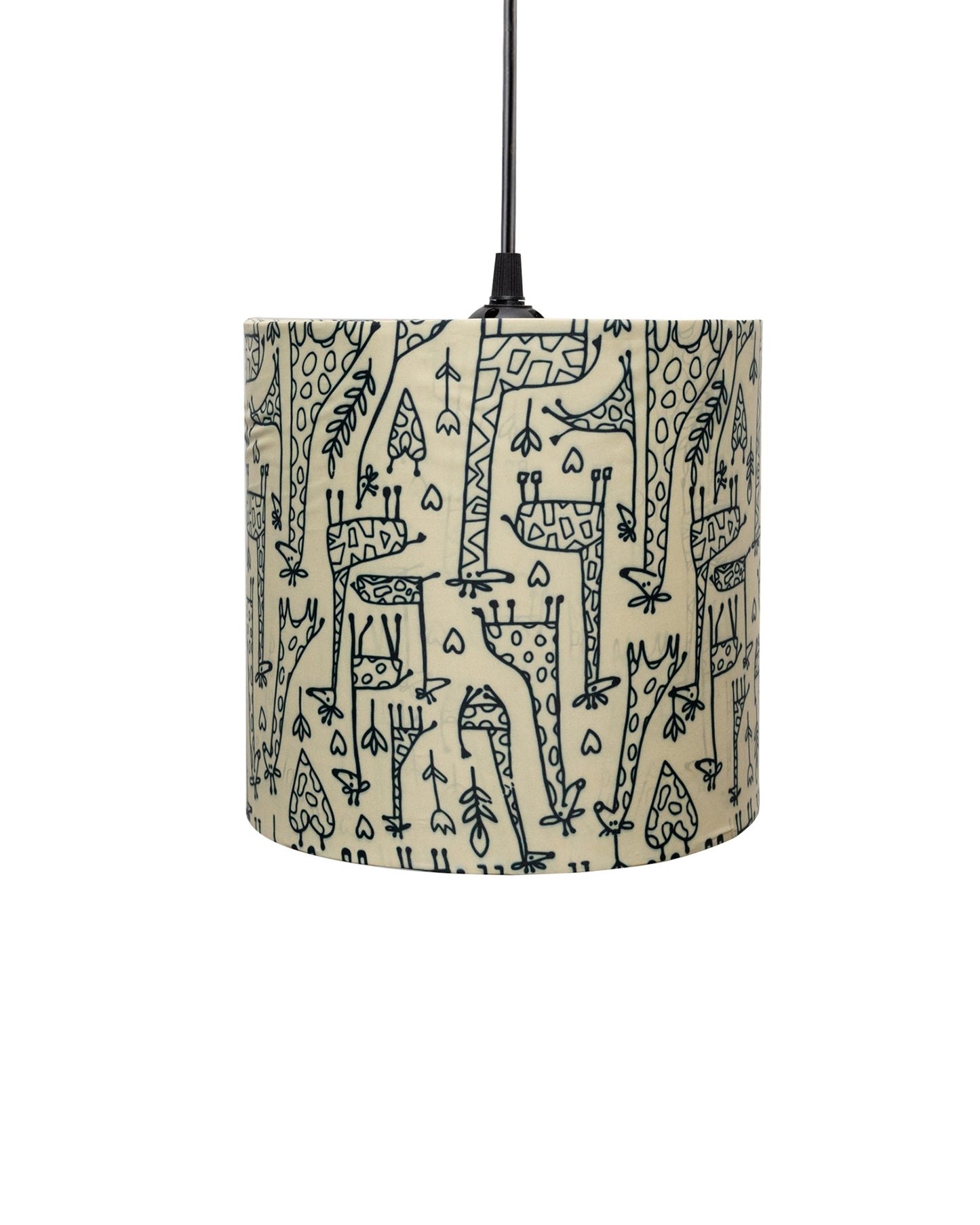 Birds Hanging Drum Lamp Shade, Decorative Light Lamp for Living Room, Home, Bedroom