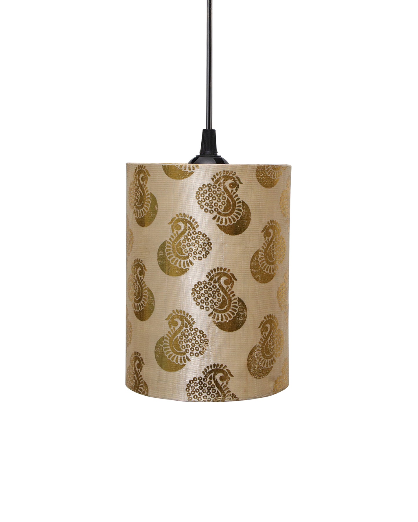 Birds Hanging Drum Lamp Shade, Decorative Light Lamp for Living Room, Home, Bedroom