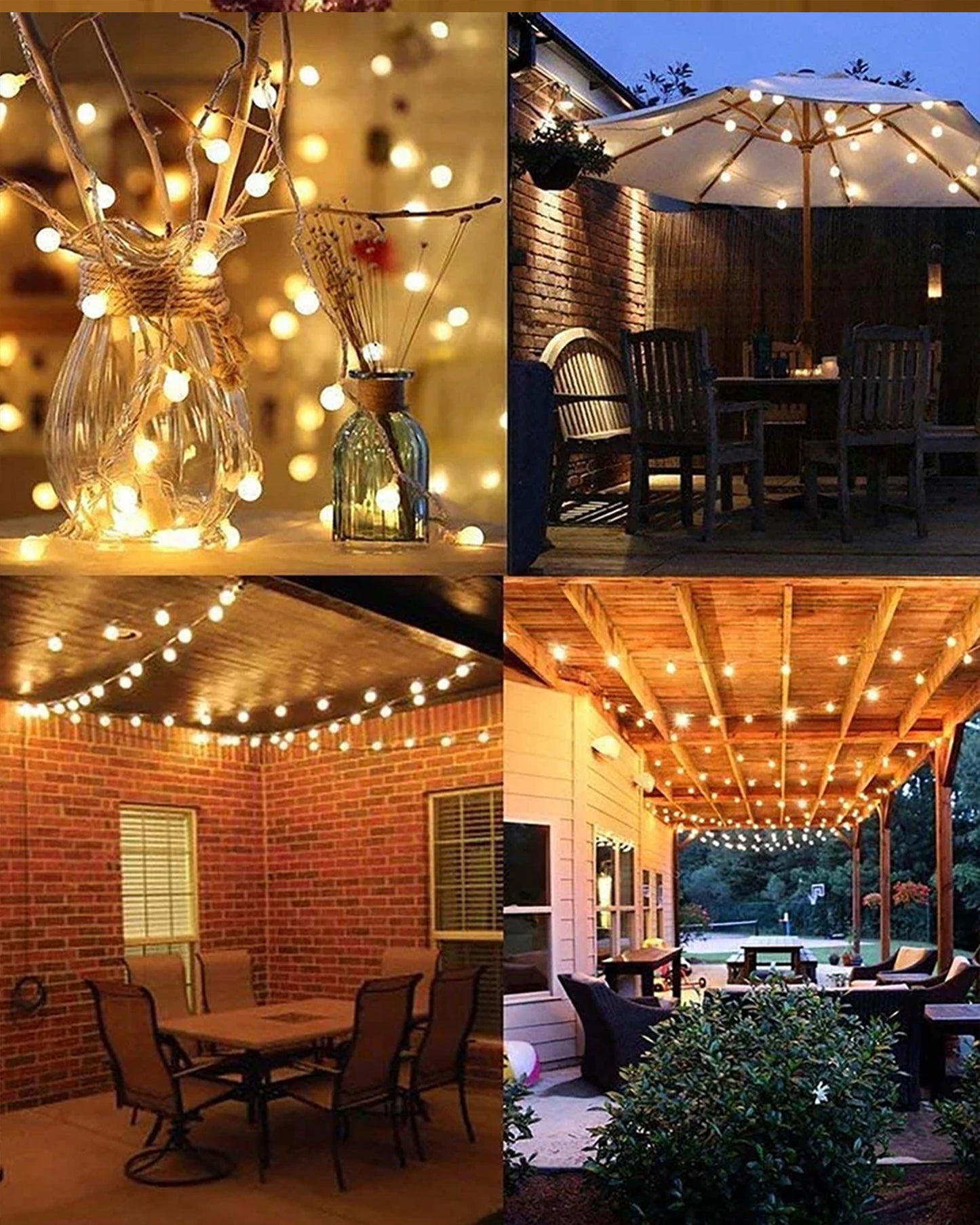 5M Snowflake Shaped LED String Lights for Christmas Indoor Outdoor, Party,Festival Garden Decor