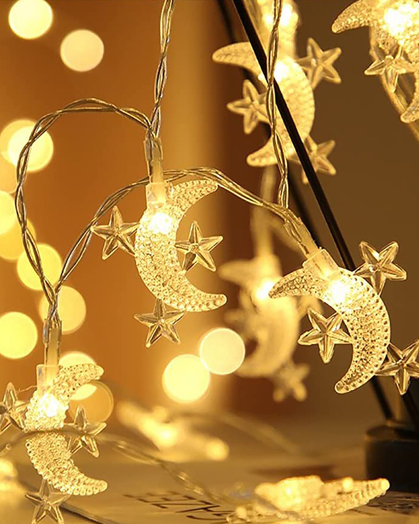 5M Snowflake Shaped LED String Lights for Christmas Indoor Outdoor, Party,Festival Garden Decor