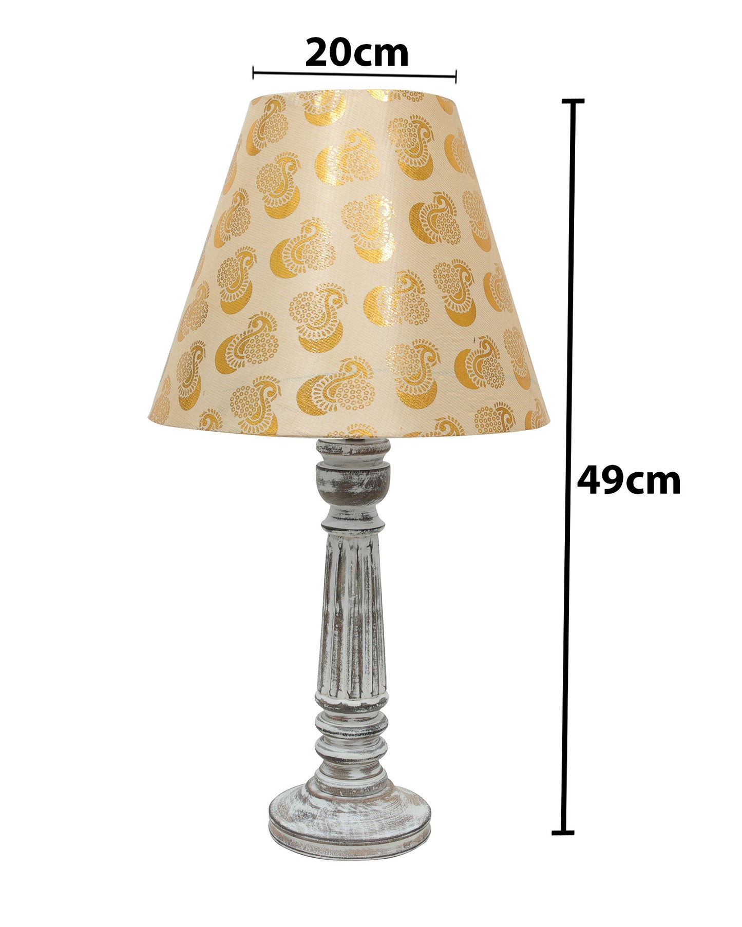 Traditional Country Cottage Table Lamp Antique White Athens Desk Lamp for Bedroom Living Room
