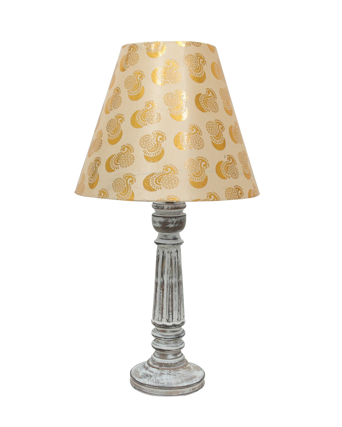 Traditional Country Cottage Table Lamp Antique White Athens Desk Lamp for Bedroom Living Room