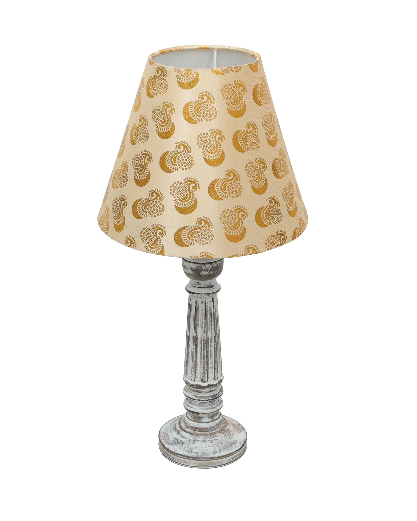 Traditional Country Cottage Table Lamp Antique White Athens Desk Lamp for Bedroom Living Room