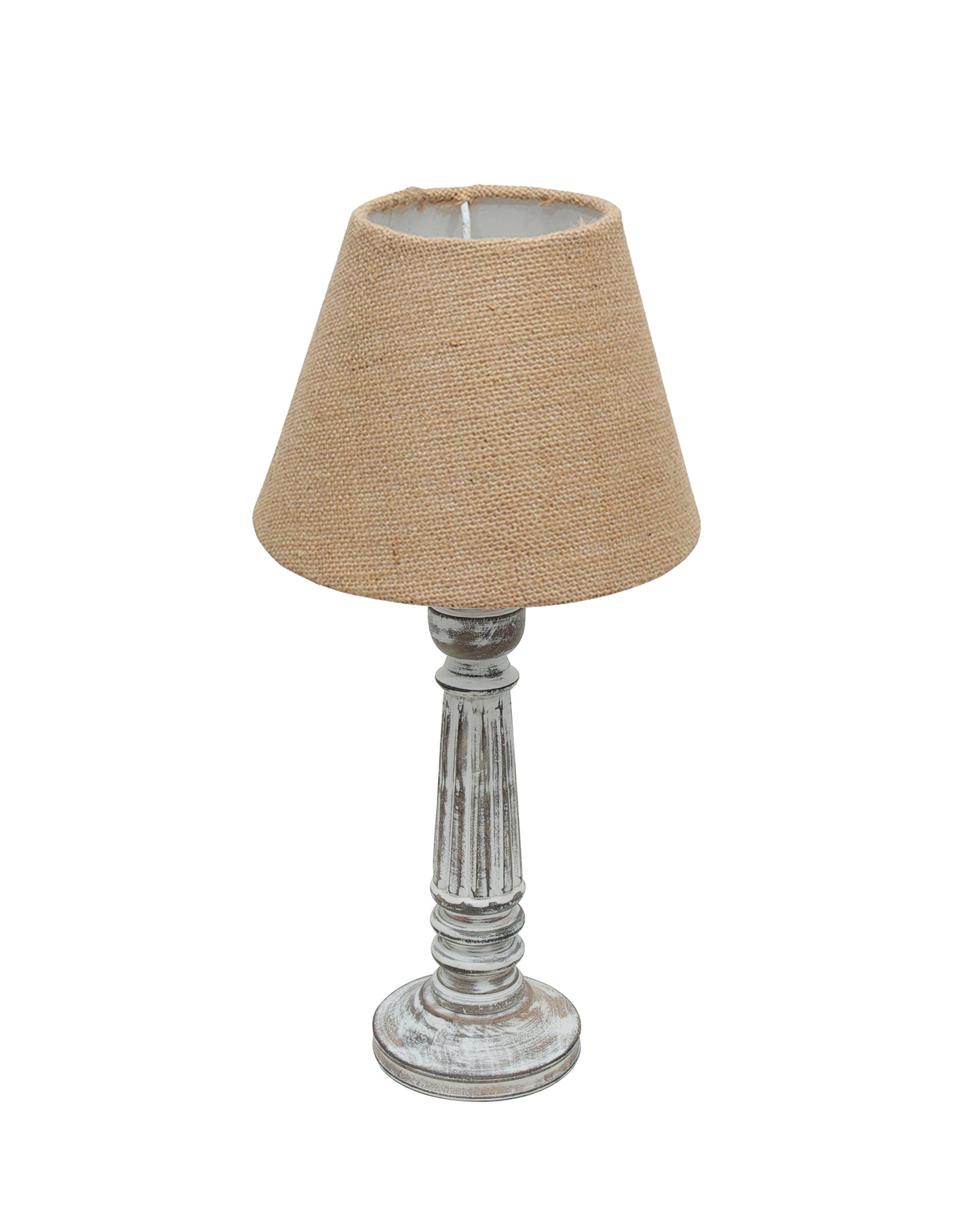Traditional Country Cottage Table Lamp Antique White Athens Desk Lamp for Bedroom Living Room