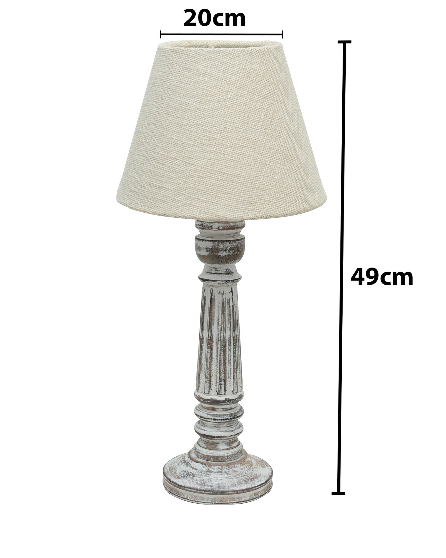 Traditional Country Cottage Table Lamp Antique White Athens Desk Lamp for Bedroom Living Room