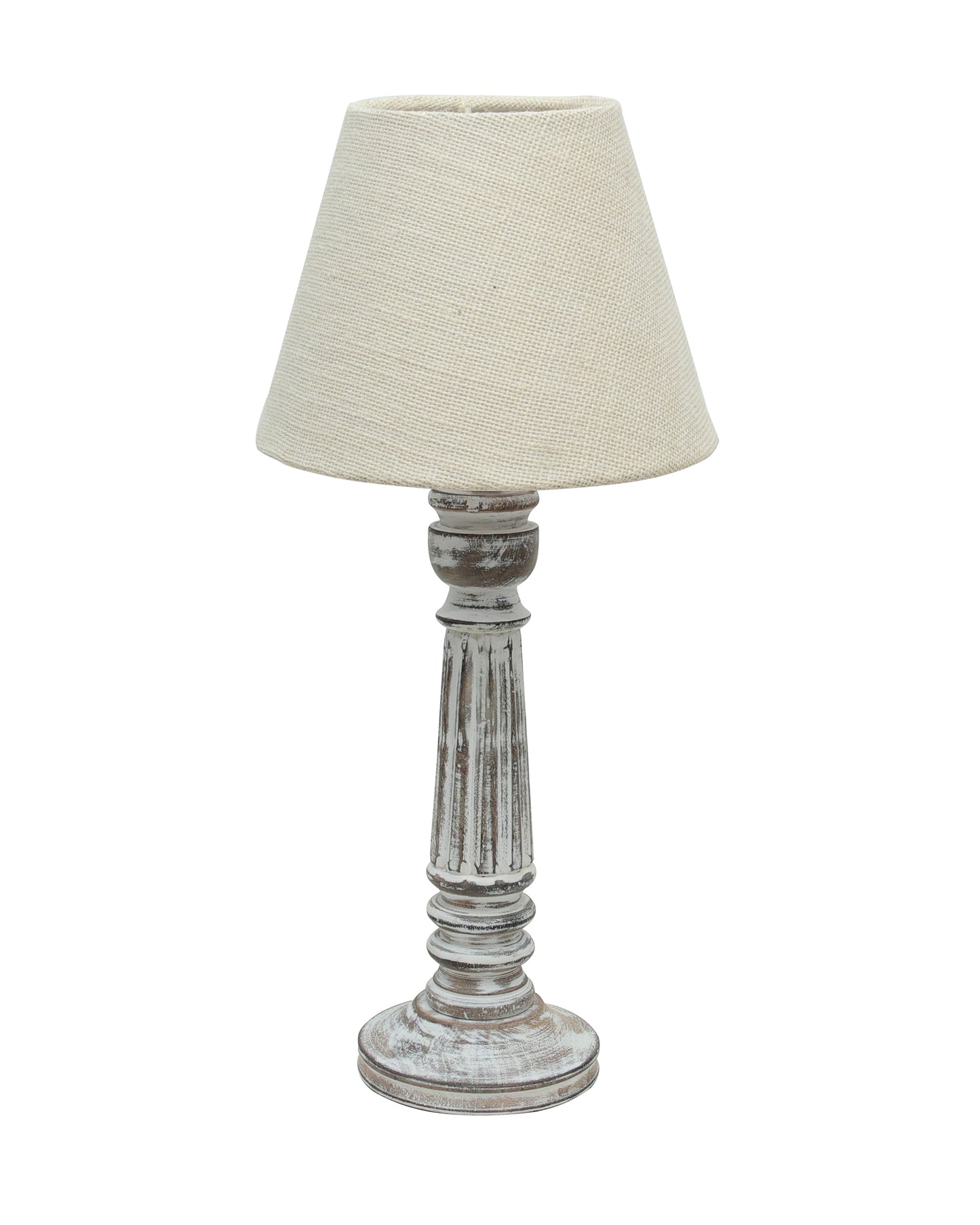 Traditional Country Cottage Table Lamp Antique White Athens Desk Lamp for Bedroom Living Room
