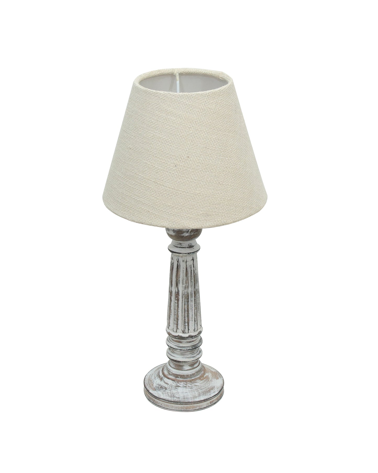 Traditional Country Cottage Table Lamp Antique White Athens Desk Lamp for Bedroom Living Room