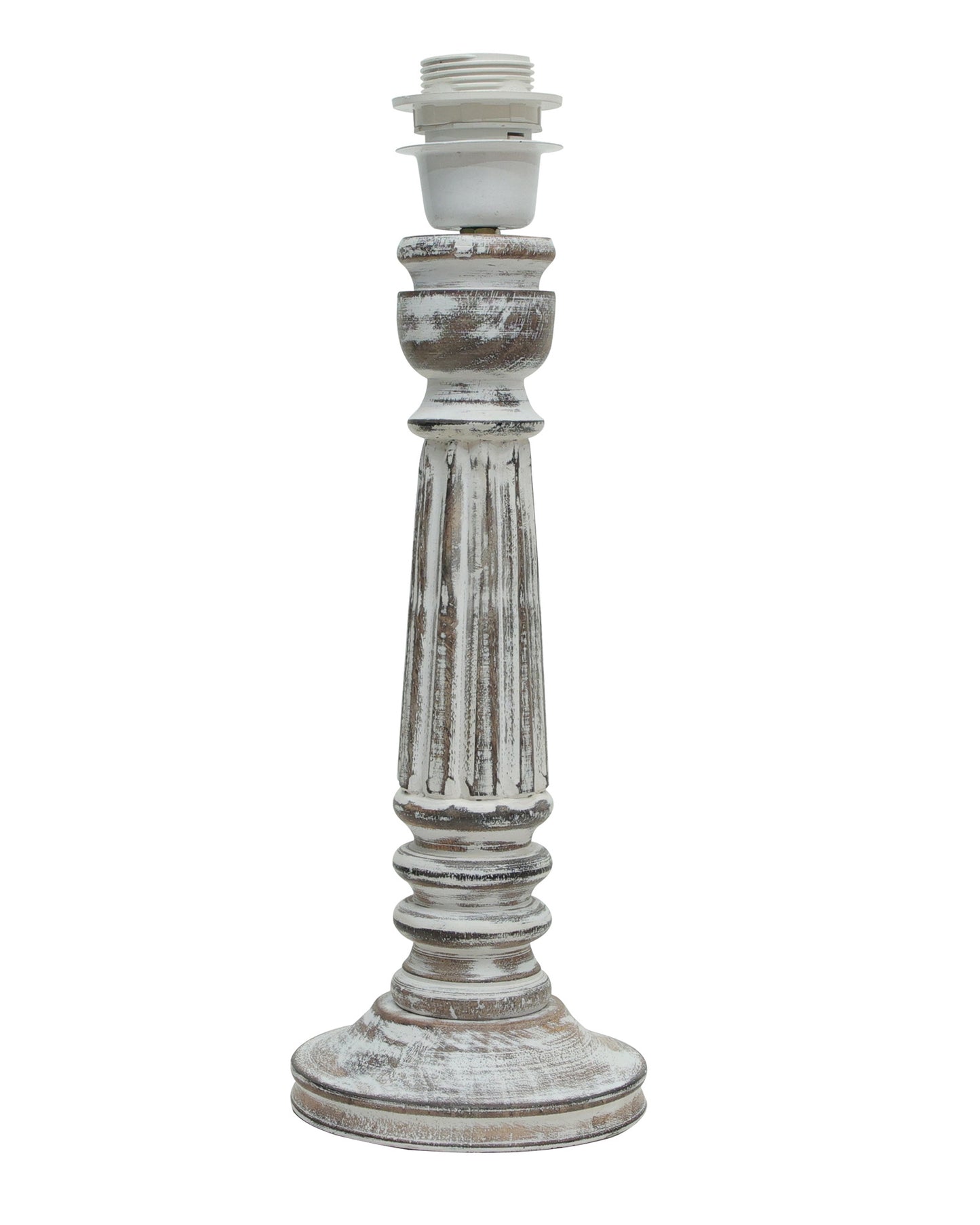 Traditional Country Cottage Table Lamp Antique White Athens Desk Lamp for Bedroom Living Room