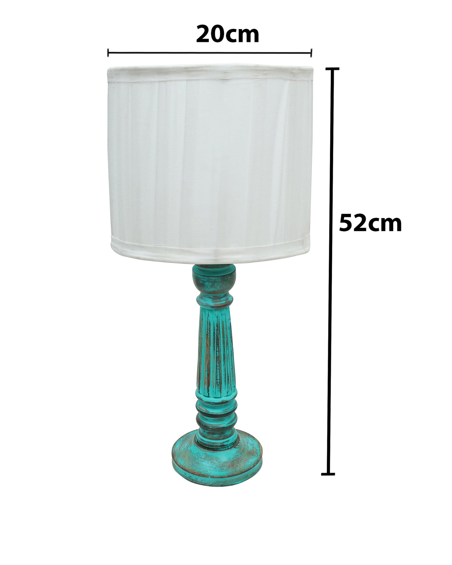Traditional Country Cottage Table Lamp Antique Algae Athens Desk Lamp for Bedroom Living Room