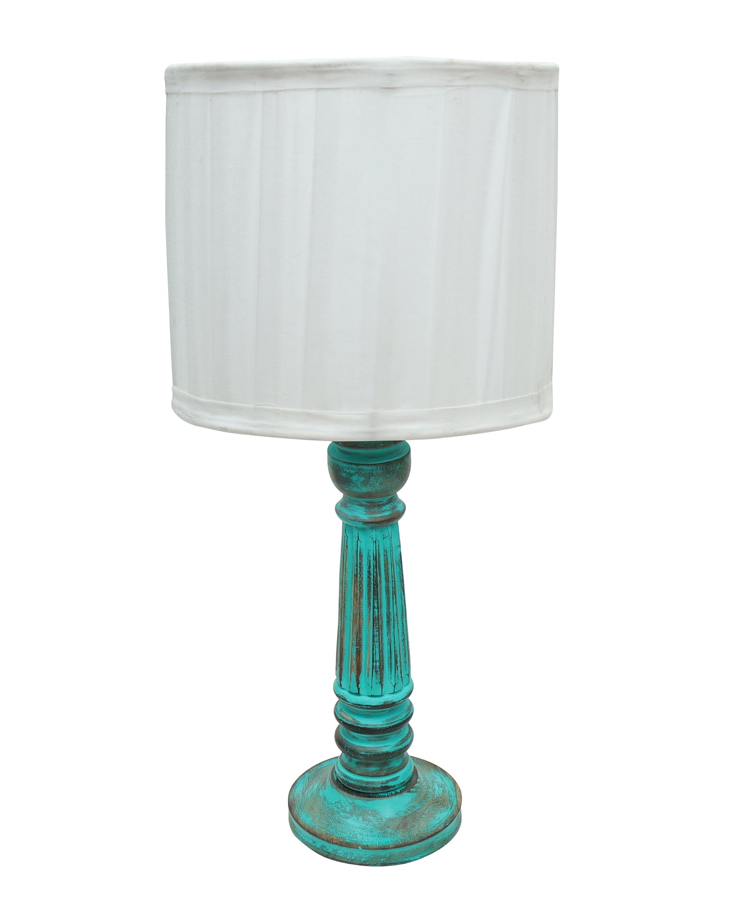 Traditional Country Cottage Table Lamp Antique Algae Athens Desk Lamp for Bedroom Living Room