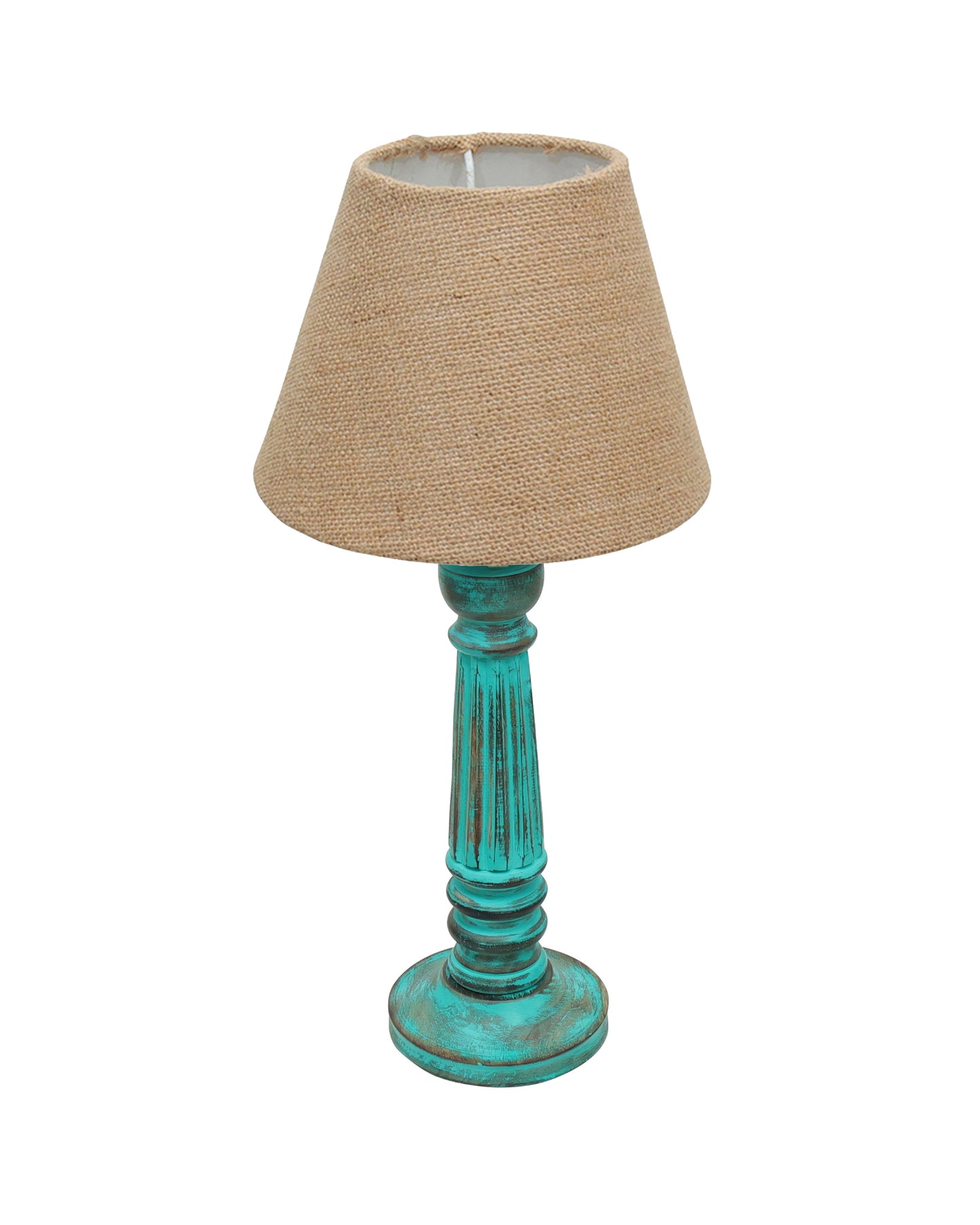 Traditional Country Cottage Table Lamp Antique Algae Athens Desk Lamp for Bedroom Living Room