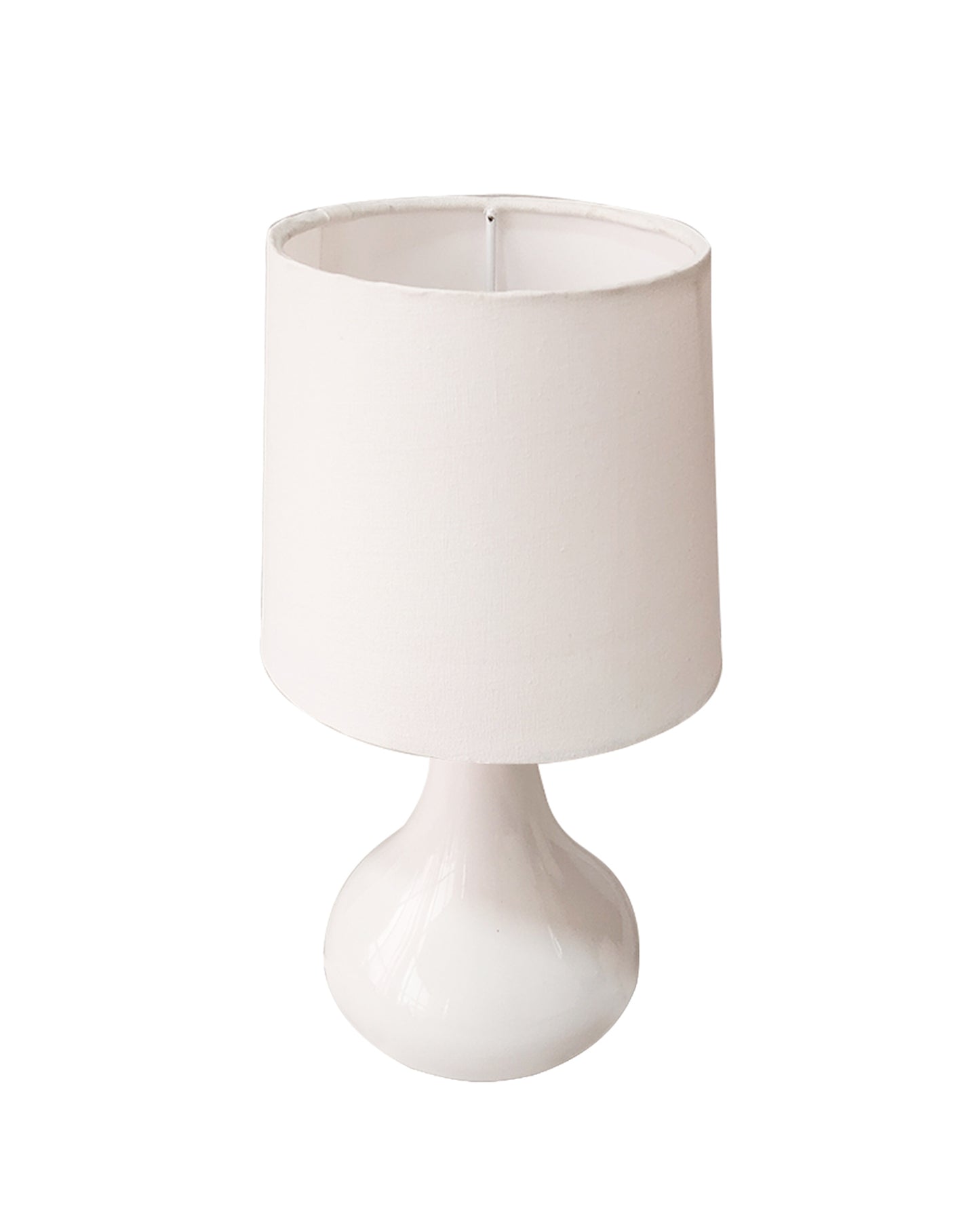 Modern Small Ceramic Table Lamp With Fabric Shade Classic Bedside Desk lamp