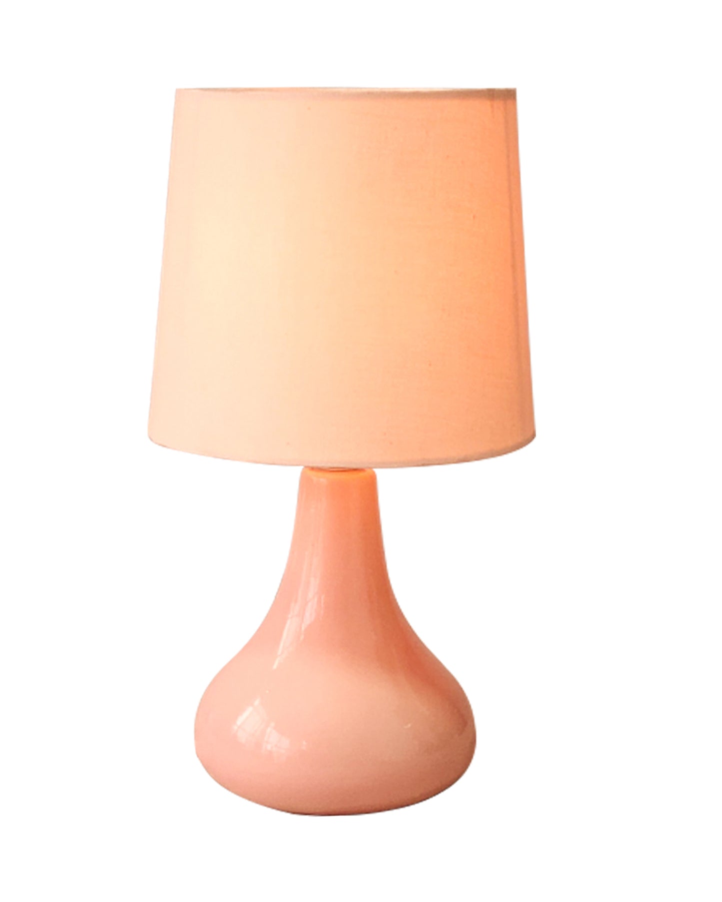 Modern Small Ceramic Table Lamp With Fabric Shade Classic Bedside Desk lamp